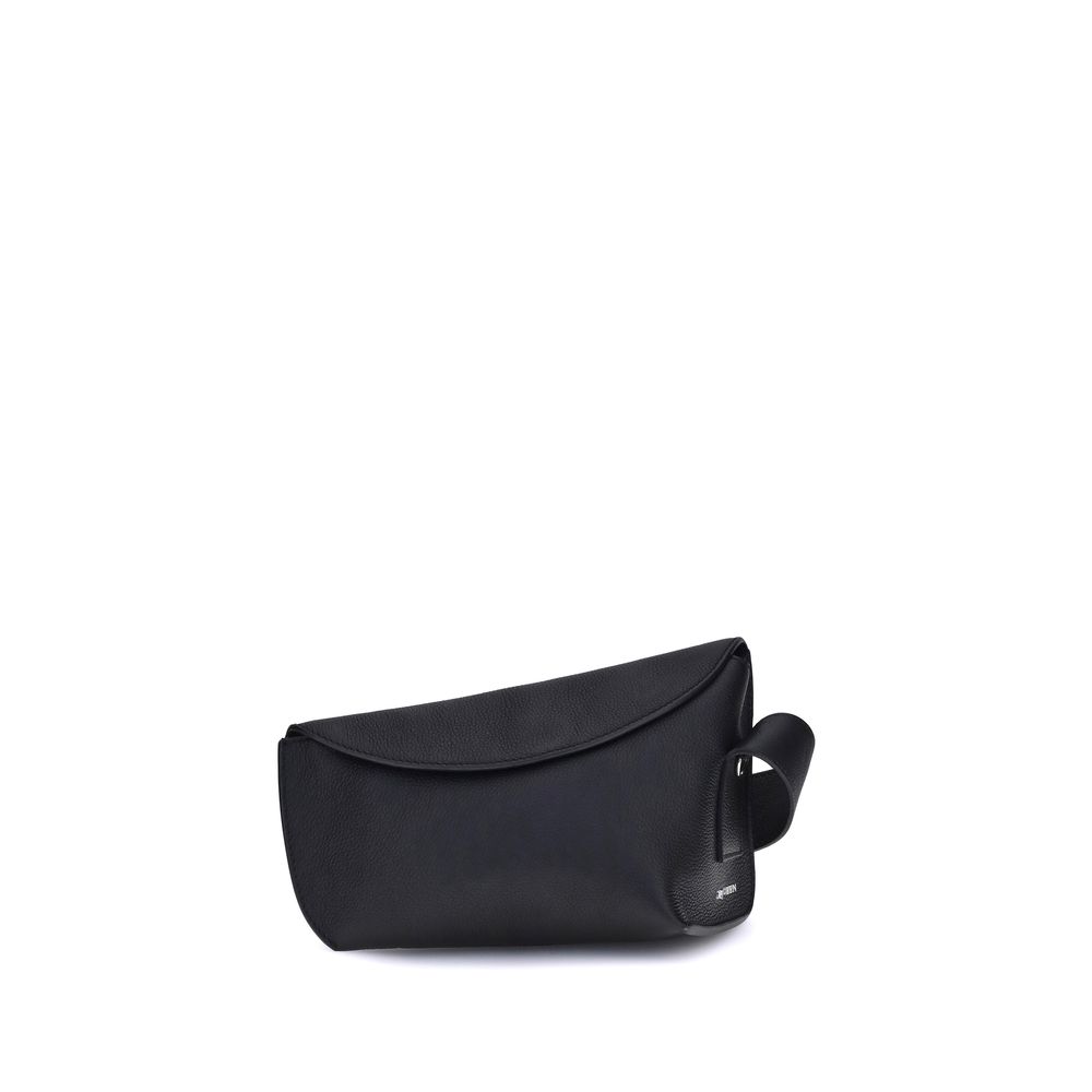 Alexander McQueen Black Calf Leather Bos Taurus Shoulder Bag | Regal Royce