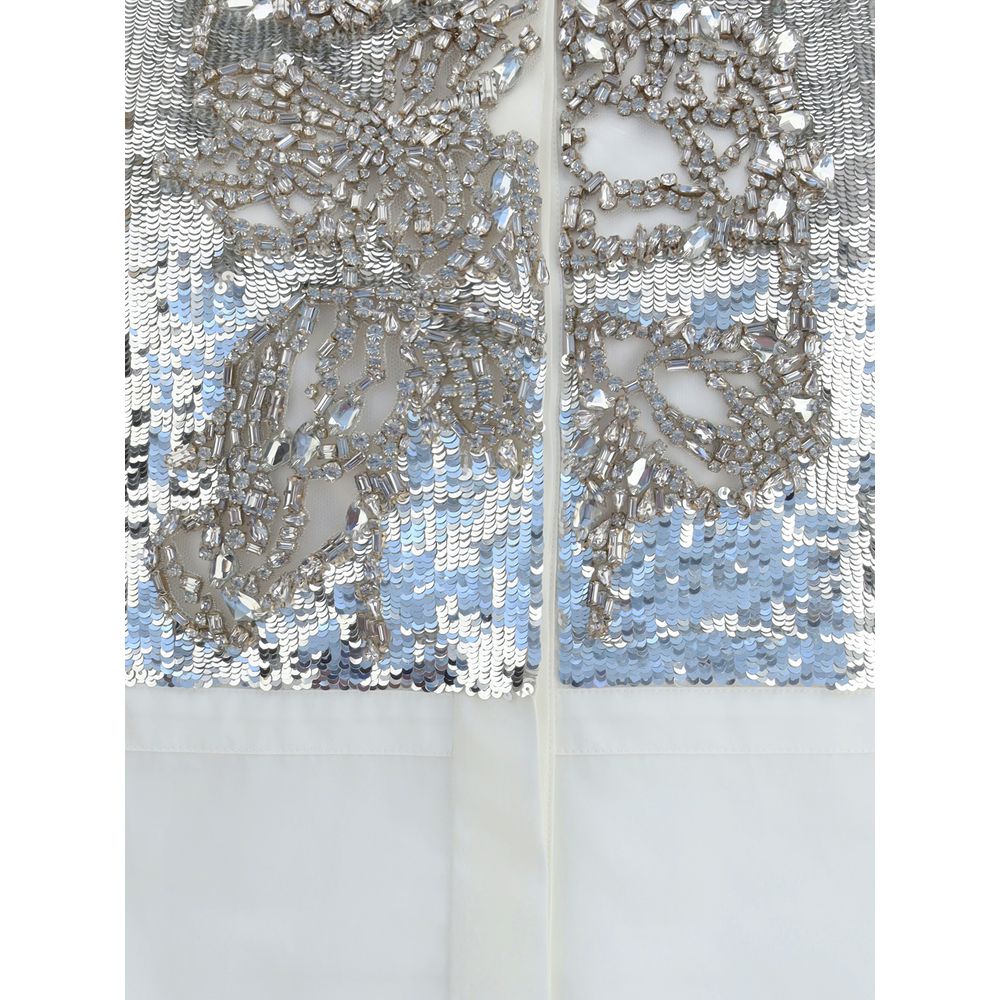 Alexander McQueen White Cotton Dress Shirt | Regal Royce