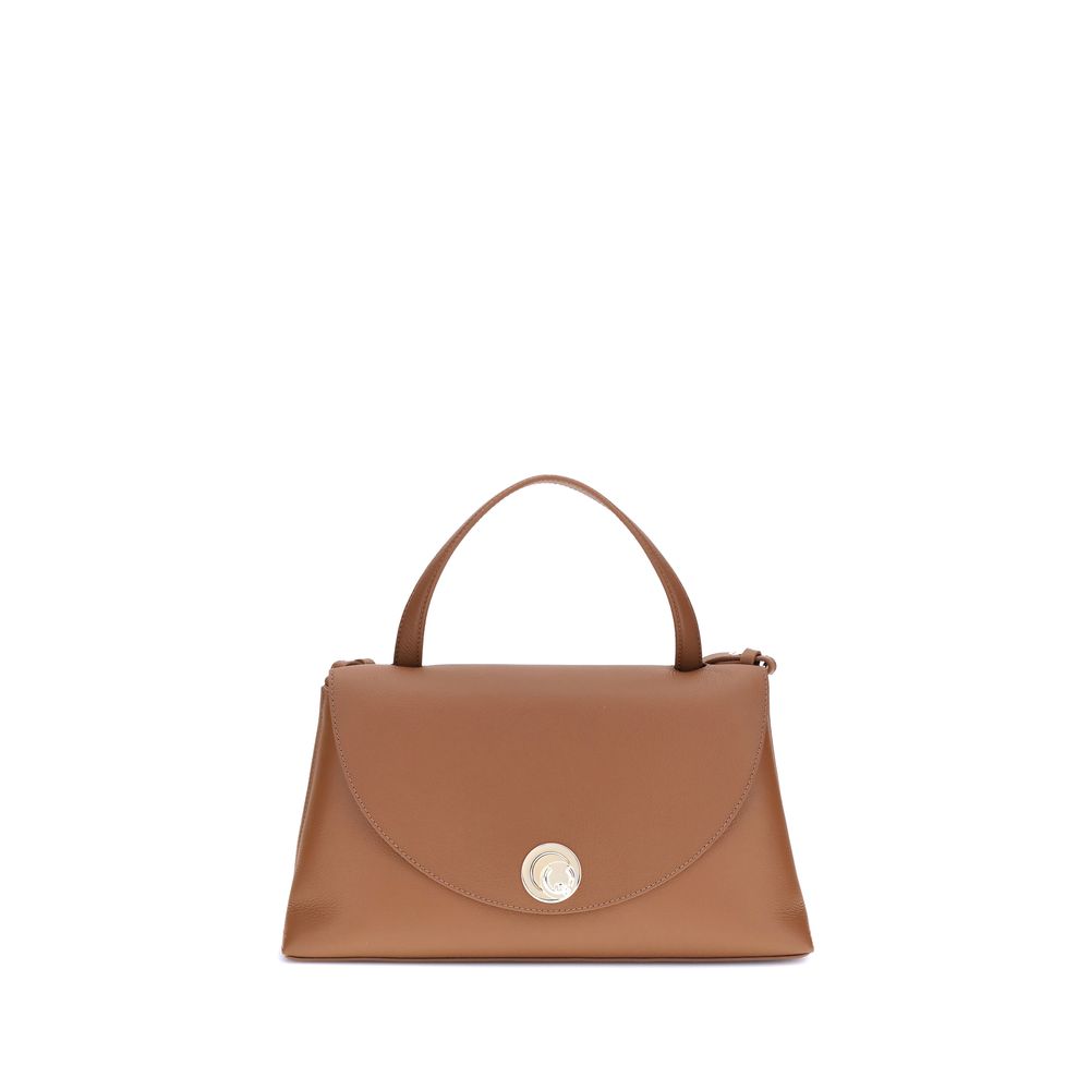 Coccinelle Brown Calf Leather Bos Taurus Handbag | Regal Royce