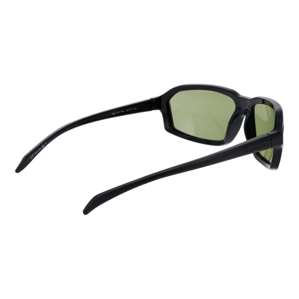 Serengeti Black Plastic Sunglasses | Regal Royce