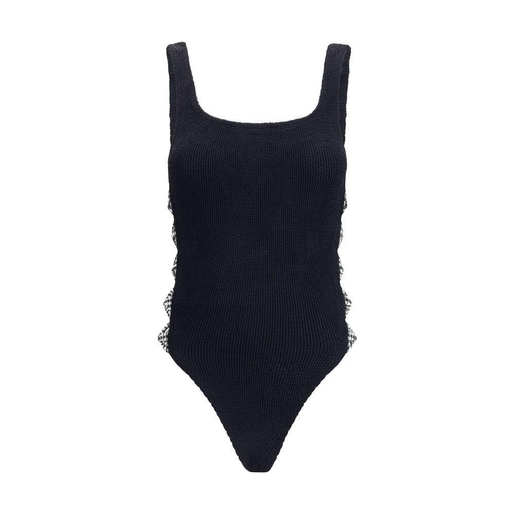Hunza G Black Polyamide One-Piece Swimsuit