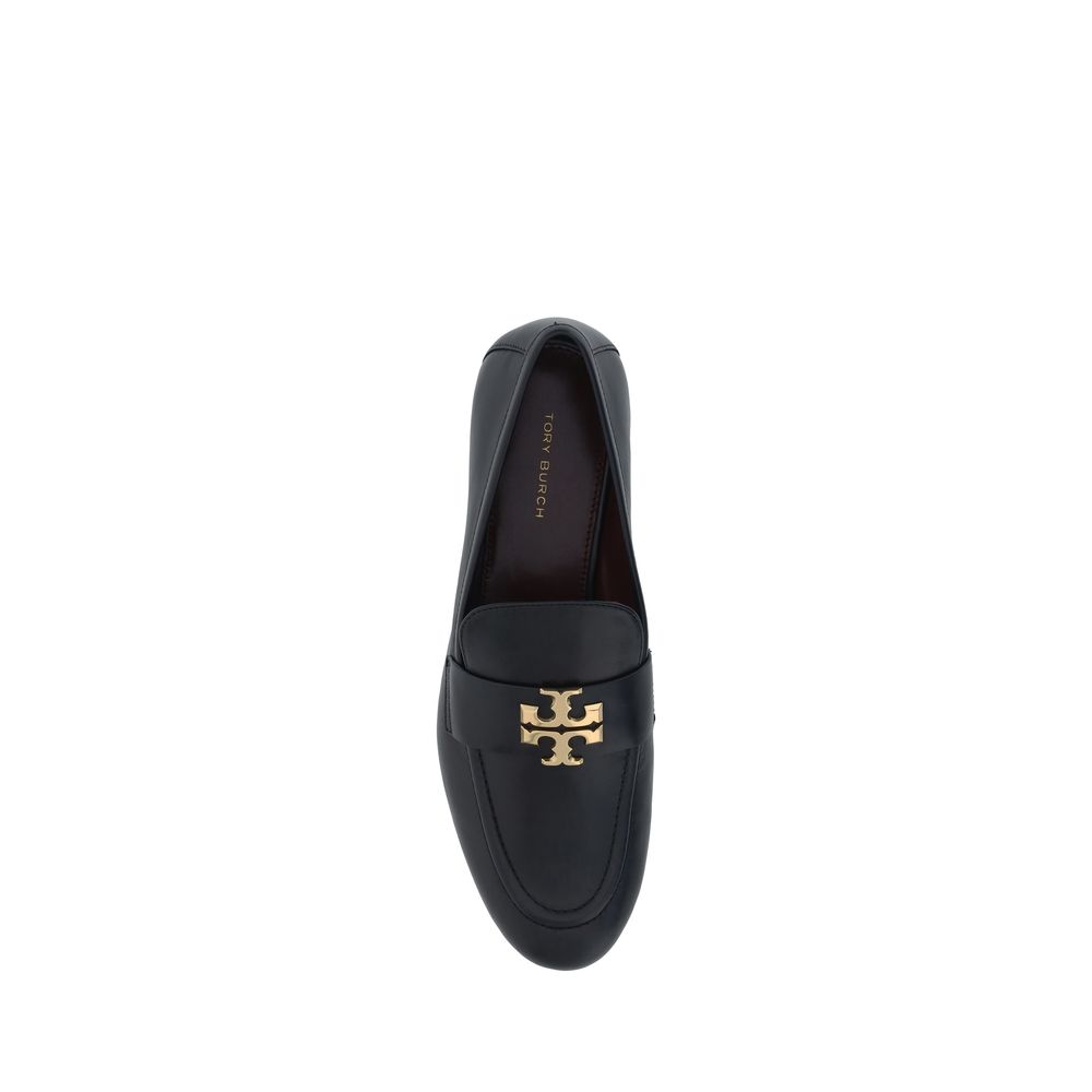 Tory Burch Black Calf Leather Bos Taurus Slip-On Loafers | Regal Royce