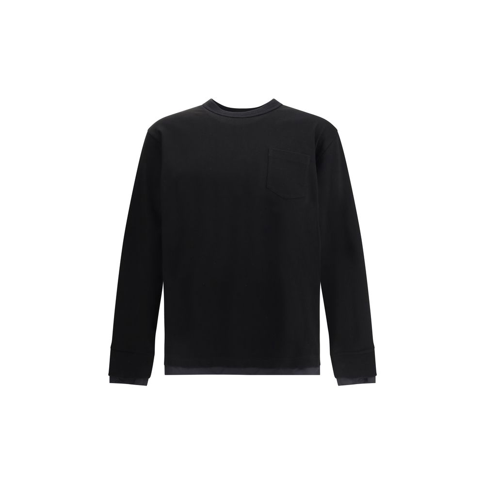 Sacai Black Cotton Sportswear | Regal Royce