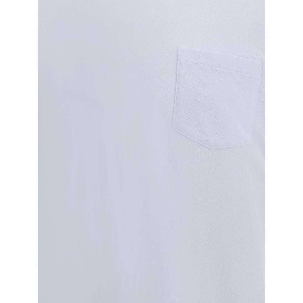 Sacai White Cotton Long Sleeve T-Shirt | Regal Royce