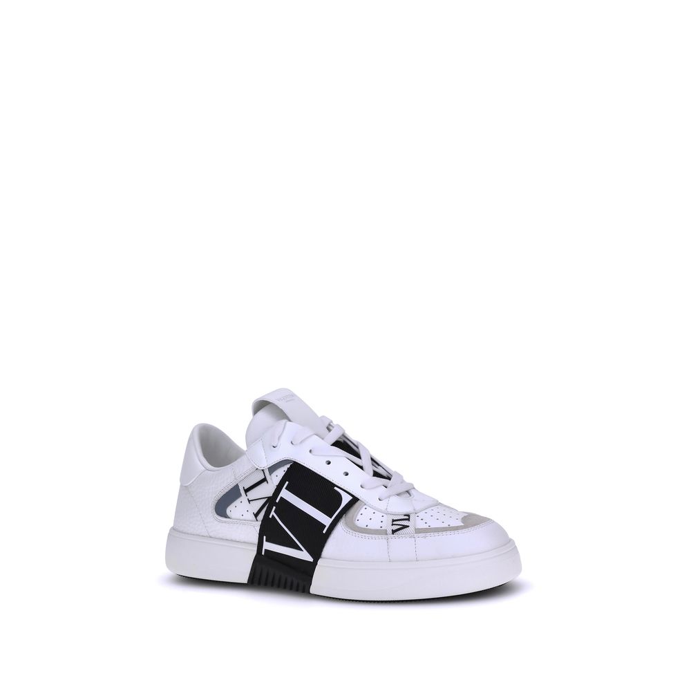 Valentino Garavani White Rubber Low Top Sneakers | Regal Royce