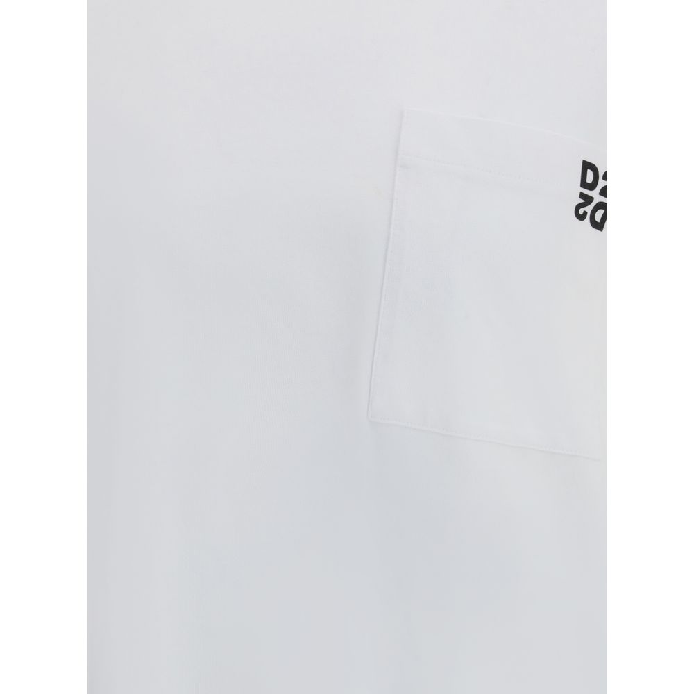 Dsquared² White Cotton T-Shirt | Regal Royce