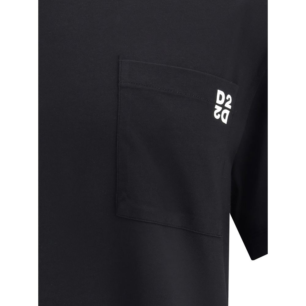 Dsquared² Black Cotton T-Shirt | Regal Royce