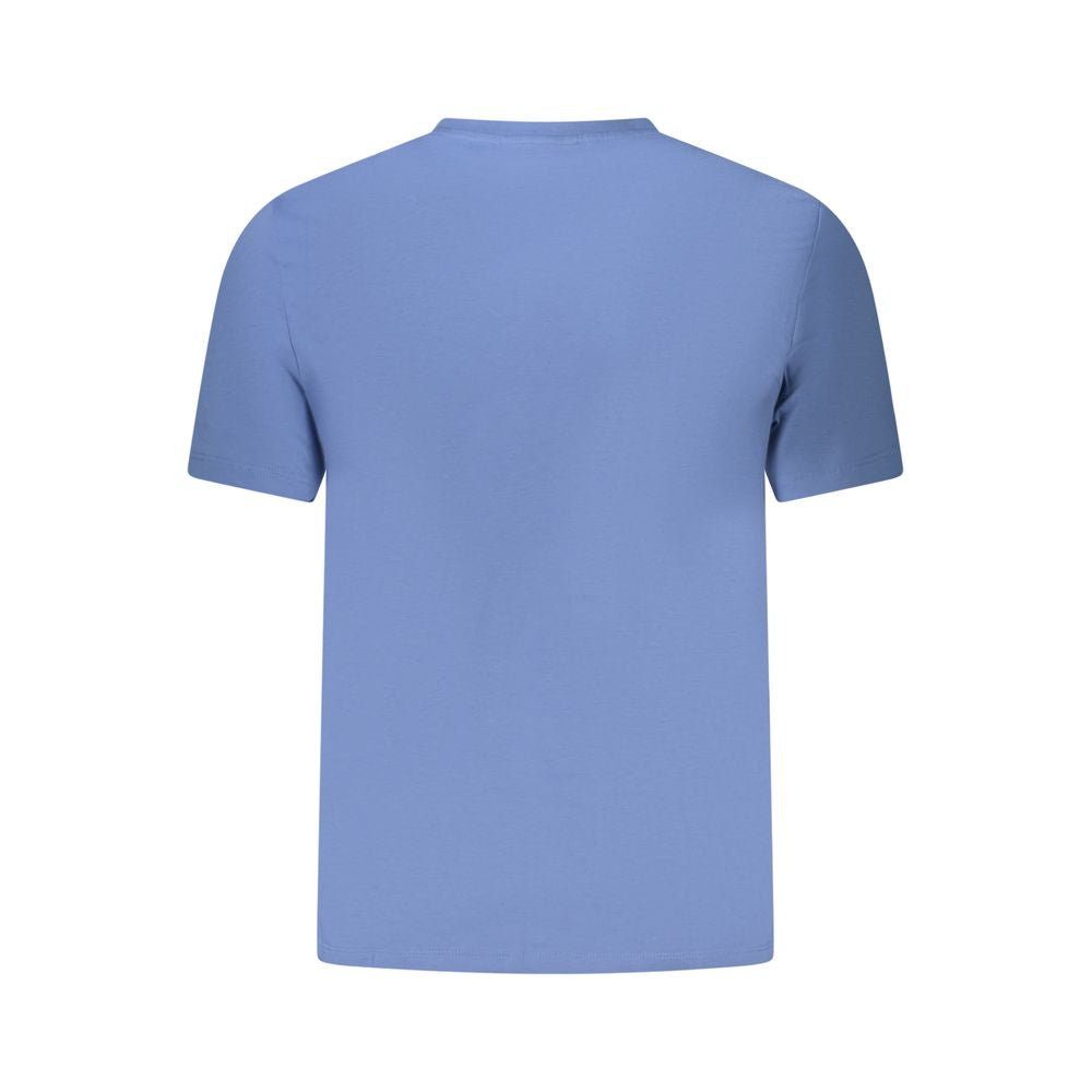 Calvin Klein Blue Cotton Men T-Shirt | Regal Royce