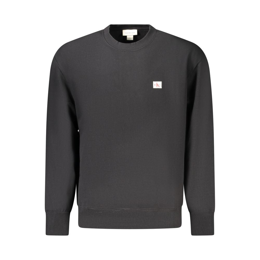 Calvin Klein Black Cotton Men Sweatshirt | Regal Royce