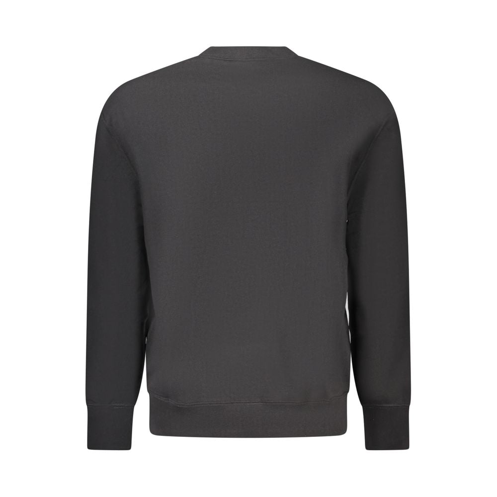 Calvin Klein Black Cotton Men Sweatshirt | Regal Royce