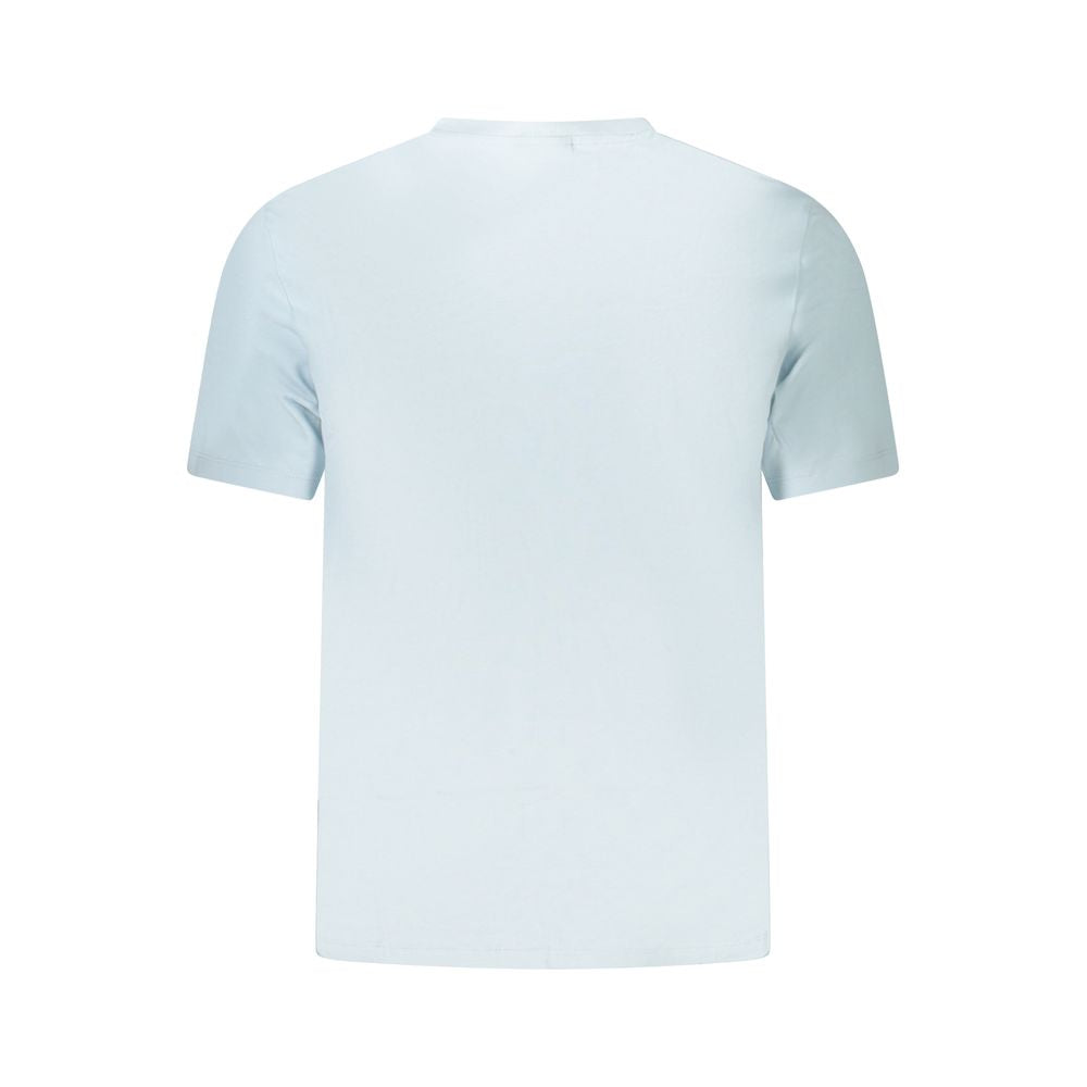 Calvin Klein Blue Cotton Men T-Shirt | Regal Royce