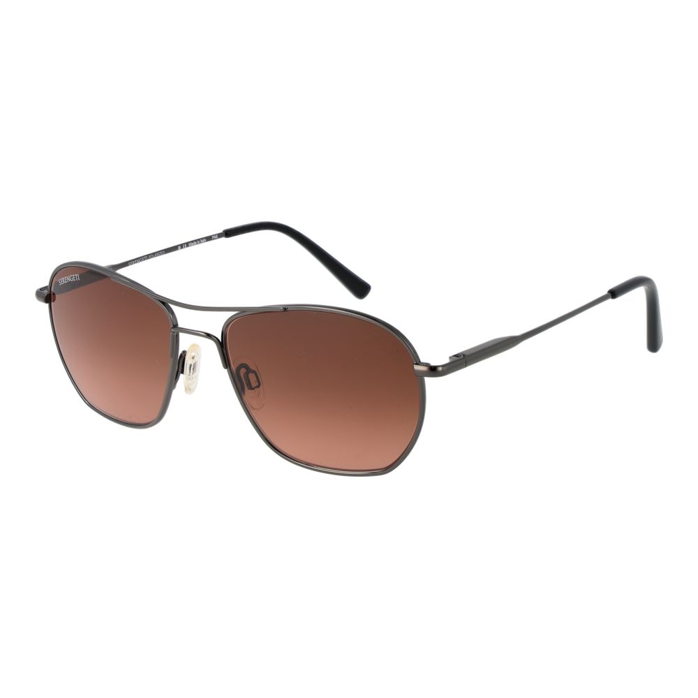 Serengeti Gray Metal Sunglasses | Regal Royce