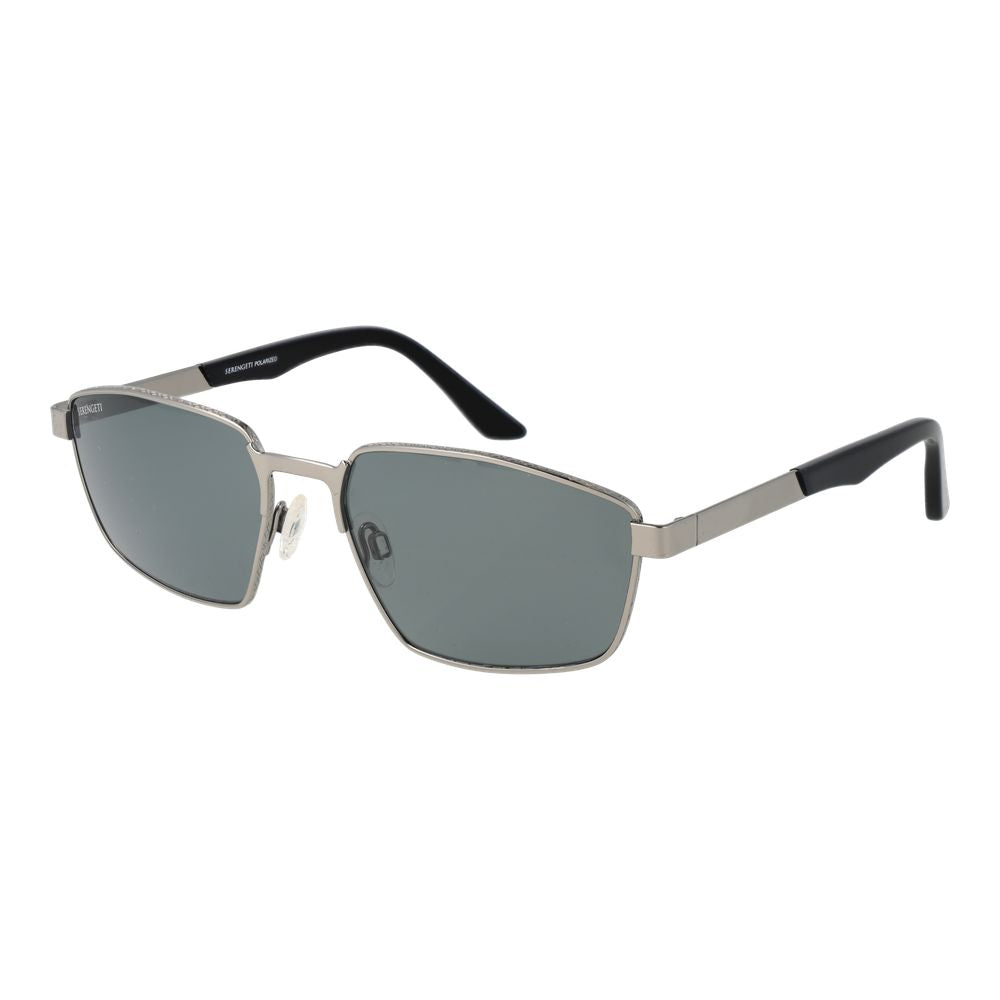 Serengeti Gray Metal Sunglasses | Regal Royce