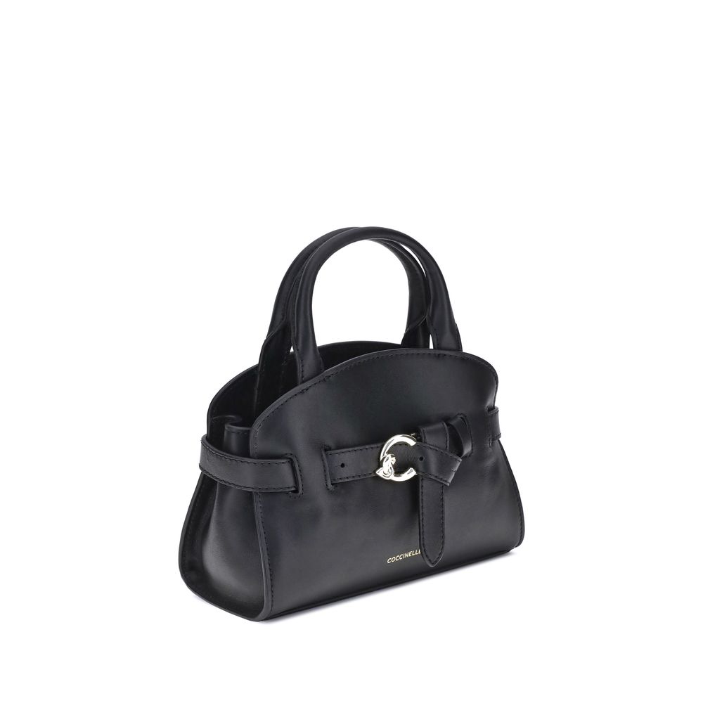 Coccinelle Black Calf Leather Bos Taurus Handbag | Regal Royce