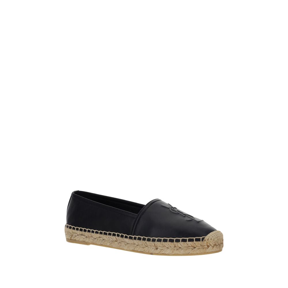 Saint Laurent Black Lamb Ovis Aries Aries Espadrilles | Regal Royce