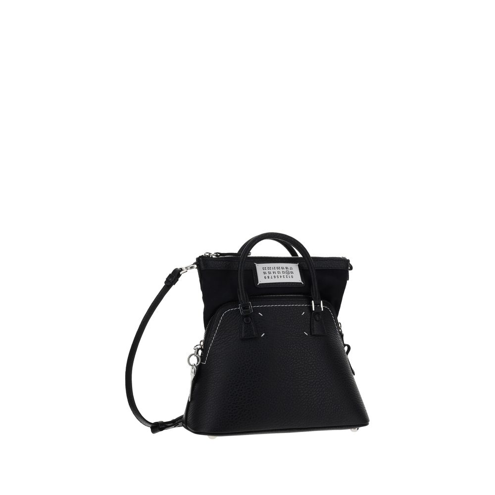 Margiela Black Calf Leather Bos Taurus Handbag | Regal Royce