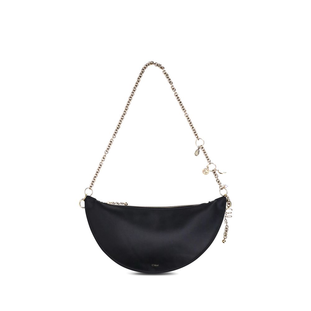 Chloé Black Calf Leather Bos Taurus Shoulder Bag | Regal Royce