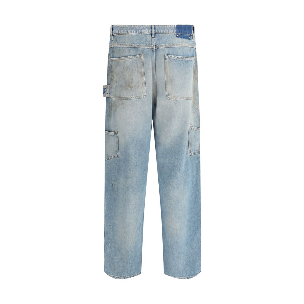 Golden Goose Light Blue Cotton Jeans Denim | Regal Royce