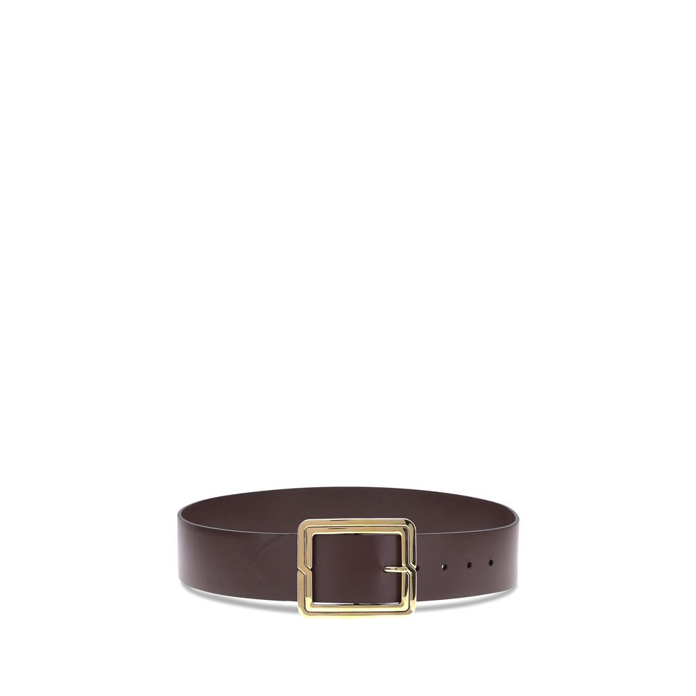 Etro Brown Calf Leather Bos Taurus Regular Belt | Regal Royce
