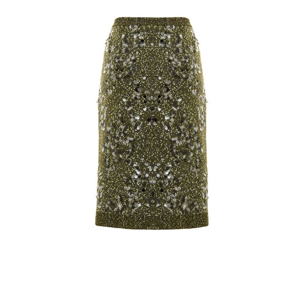 Gucci Green Viscose Mini Skirt | Regal Royce