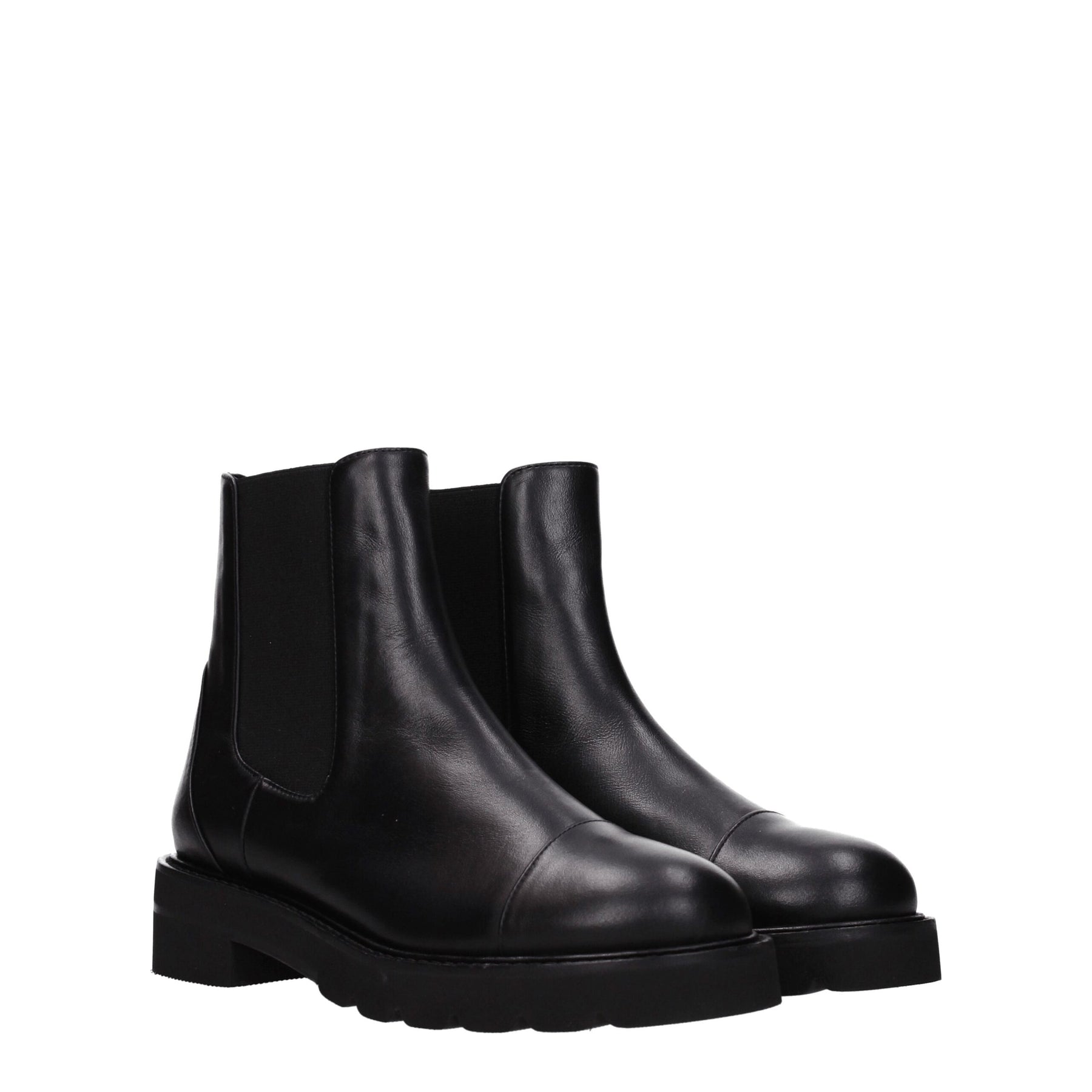 Stuart Weitzman Black Leather Ankle Boots | Regal Royce