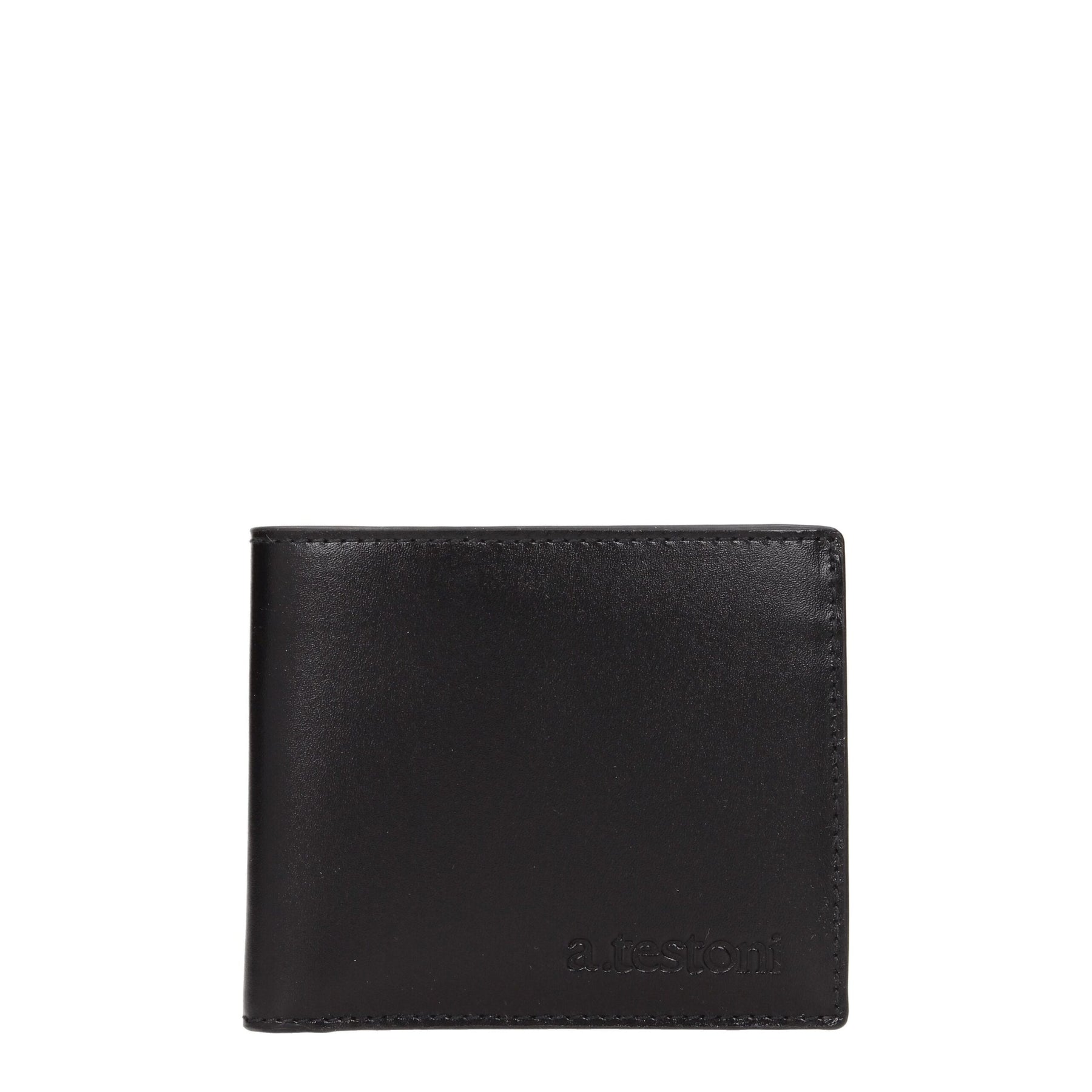 Testoni Black Leather Wallet | Regal Royce