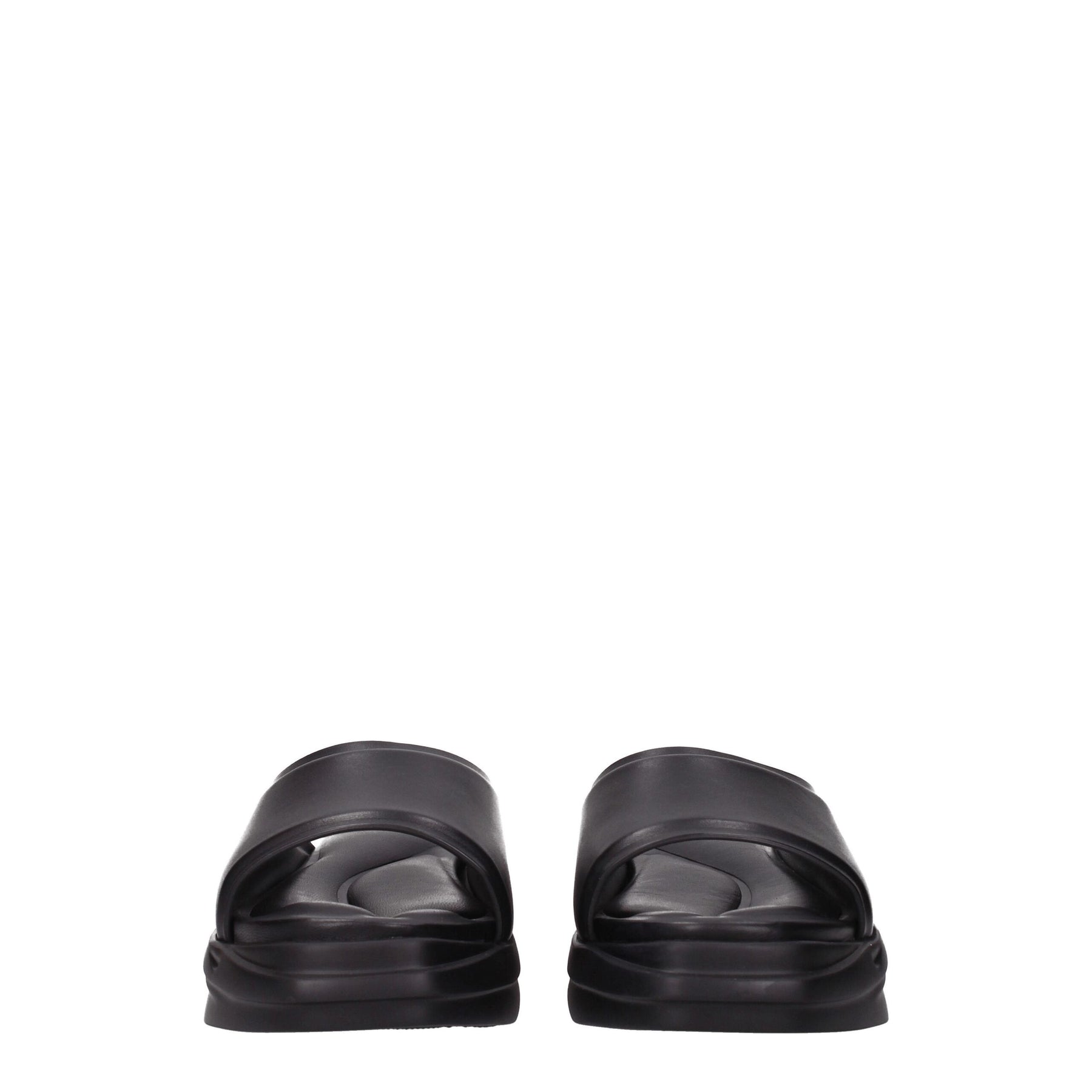 Alyx Black Leather Slippers | Regal Royce