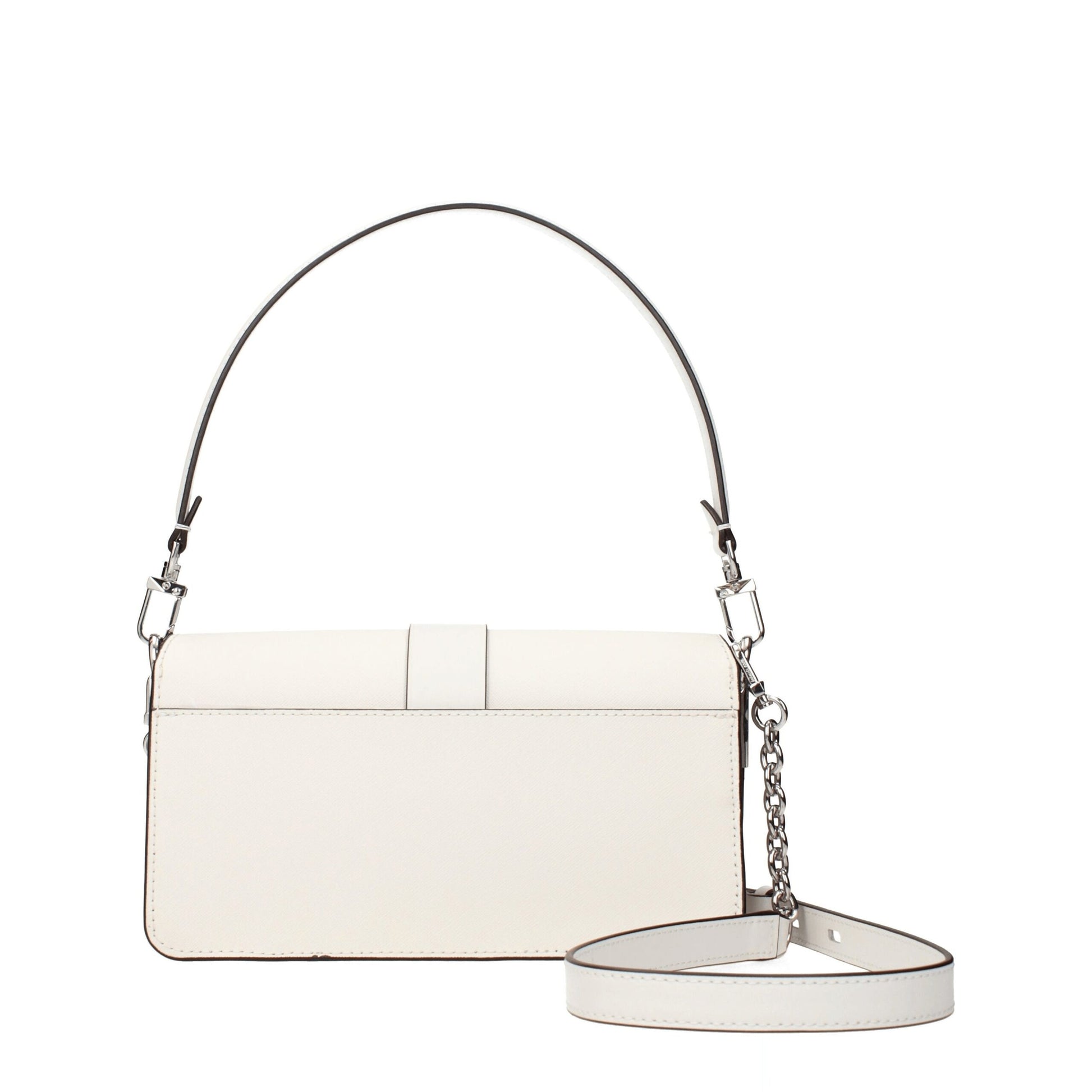 Michael Kors White Leather Handbag