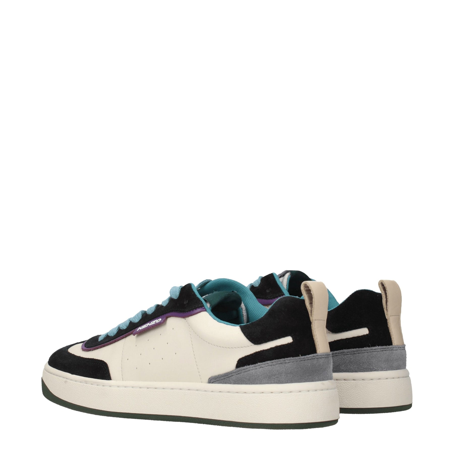 Kenzo Multicolor Leather Low Top Sneakers | Regal Royce