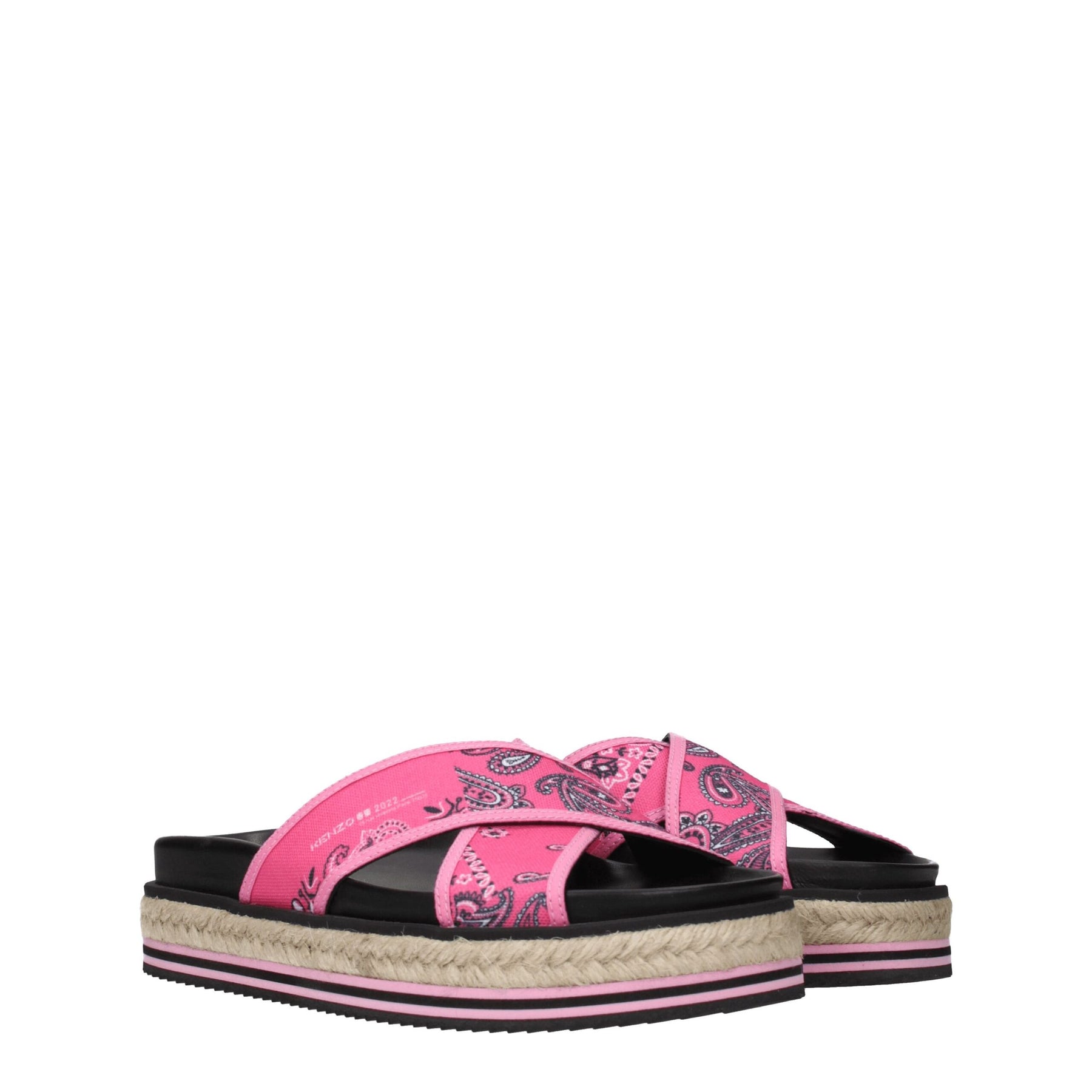Kenzo Pink Fabric Slippers | Regal Royce
