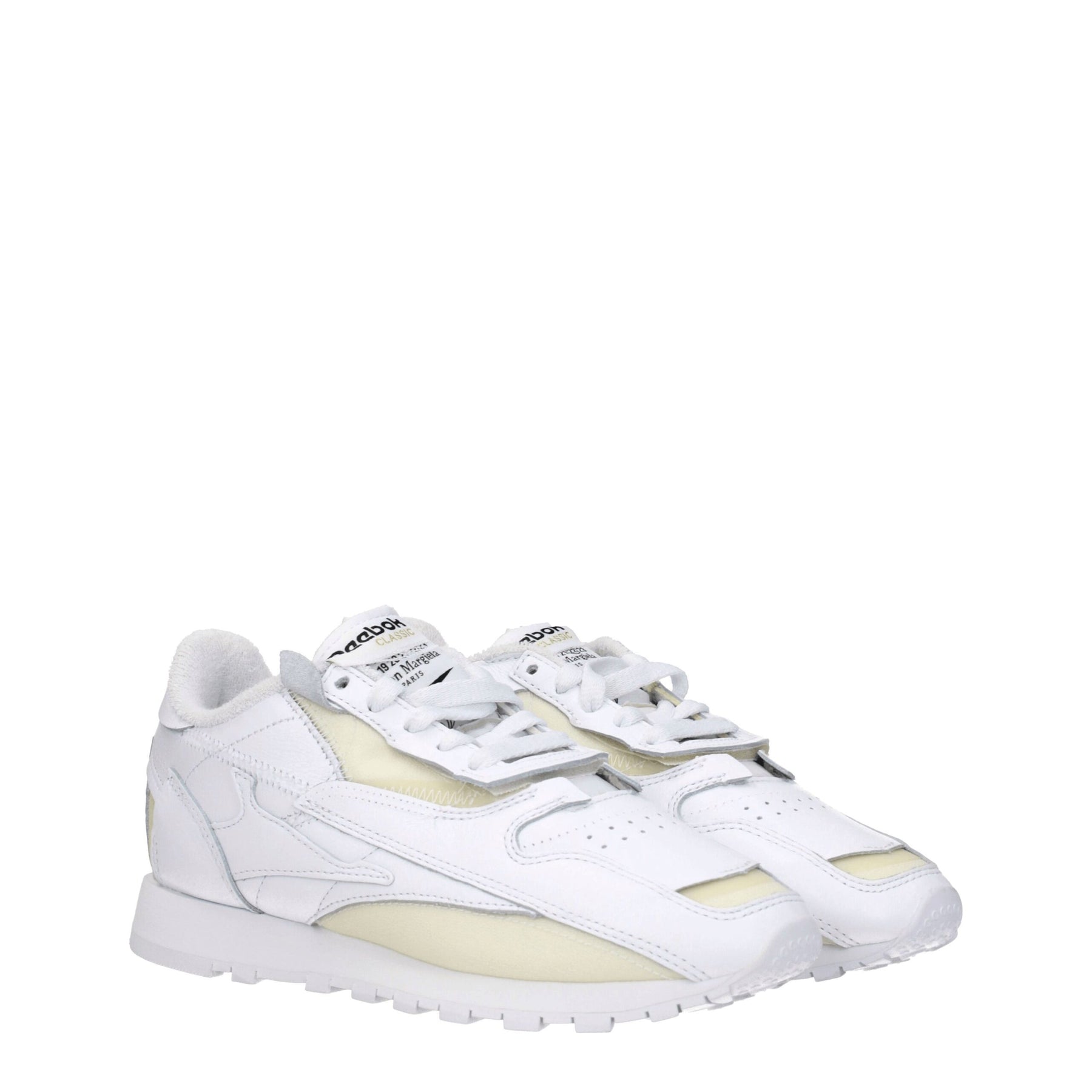 Maison Margiela White Leather Athletic Sneakers | Regal Royce