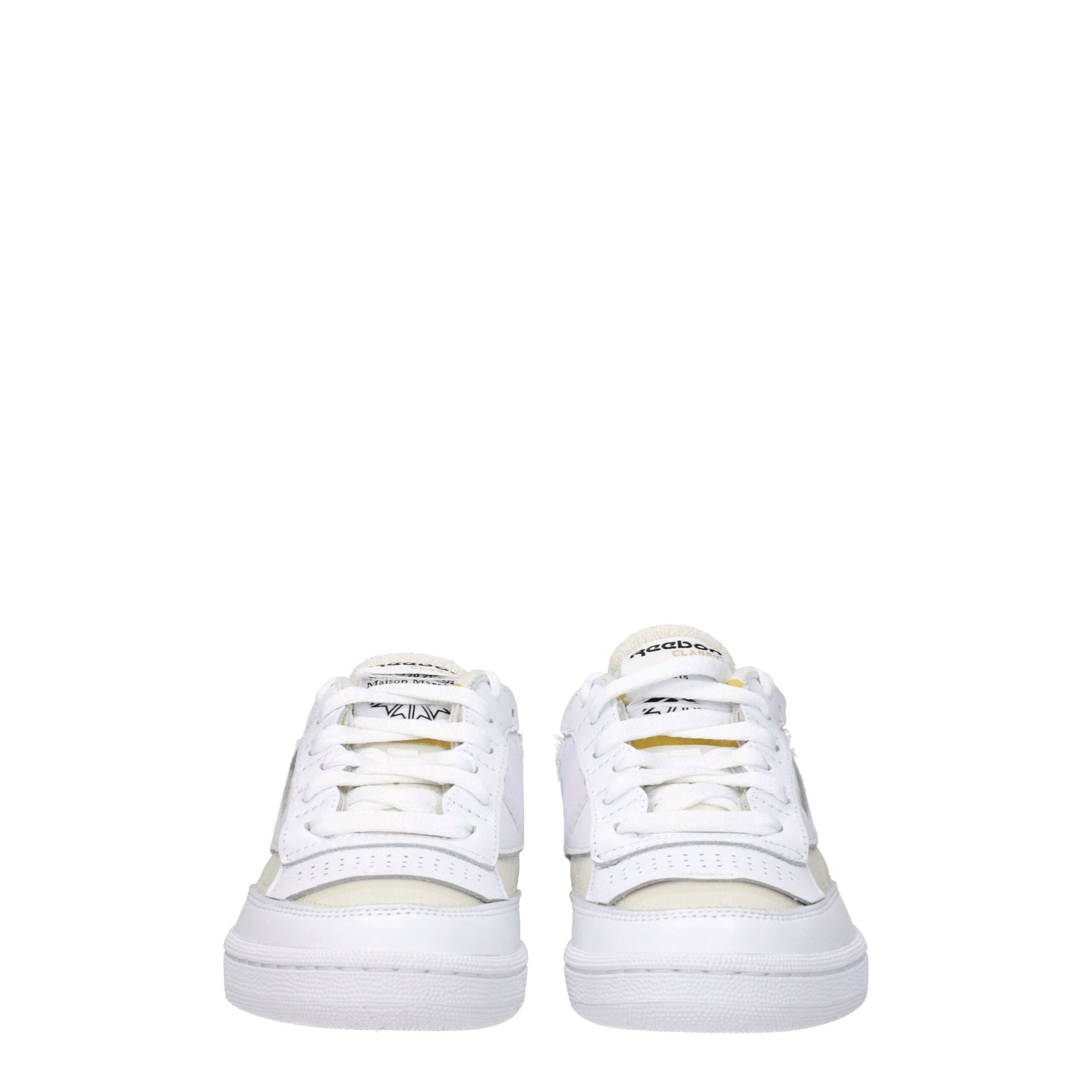 Maison Margiela White Fabric Low Top Sneakers | Regal Royce