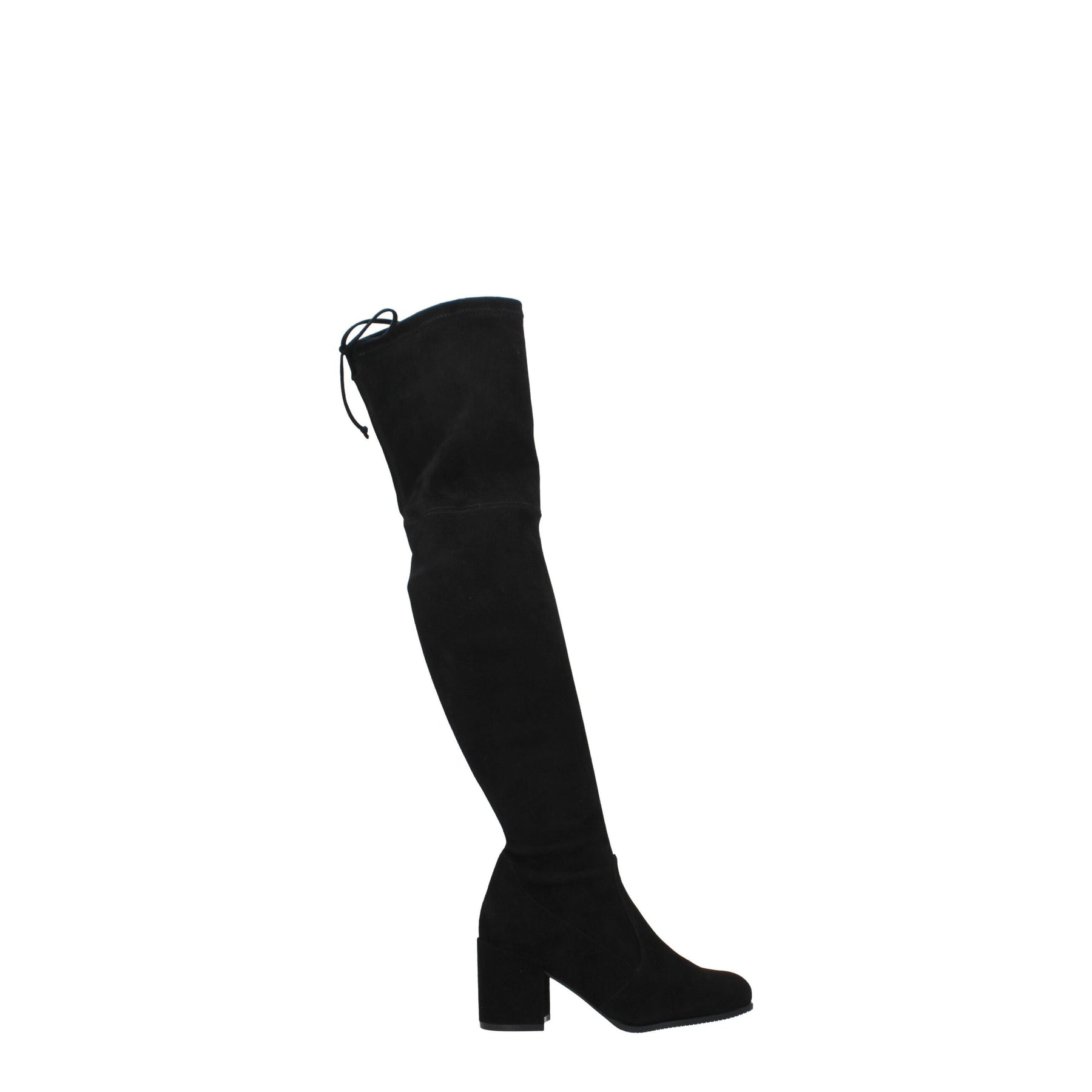 Stuart Weitzman Black Leather Over The Knee | Regal Royce