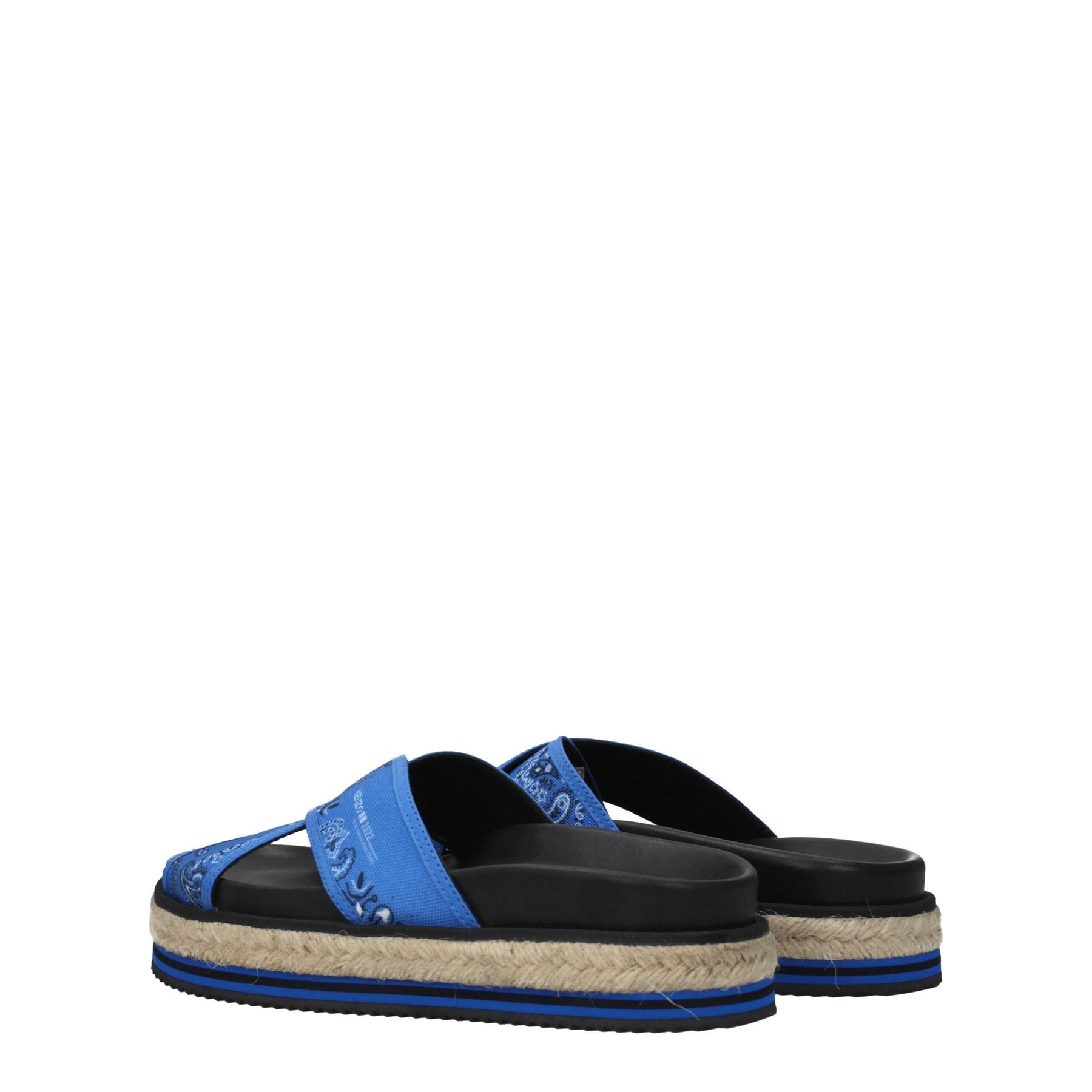 Kenzo Blue Fabric Slippers | Regal Royce