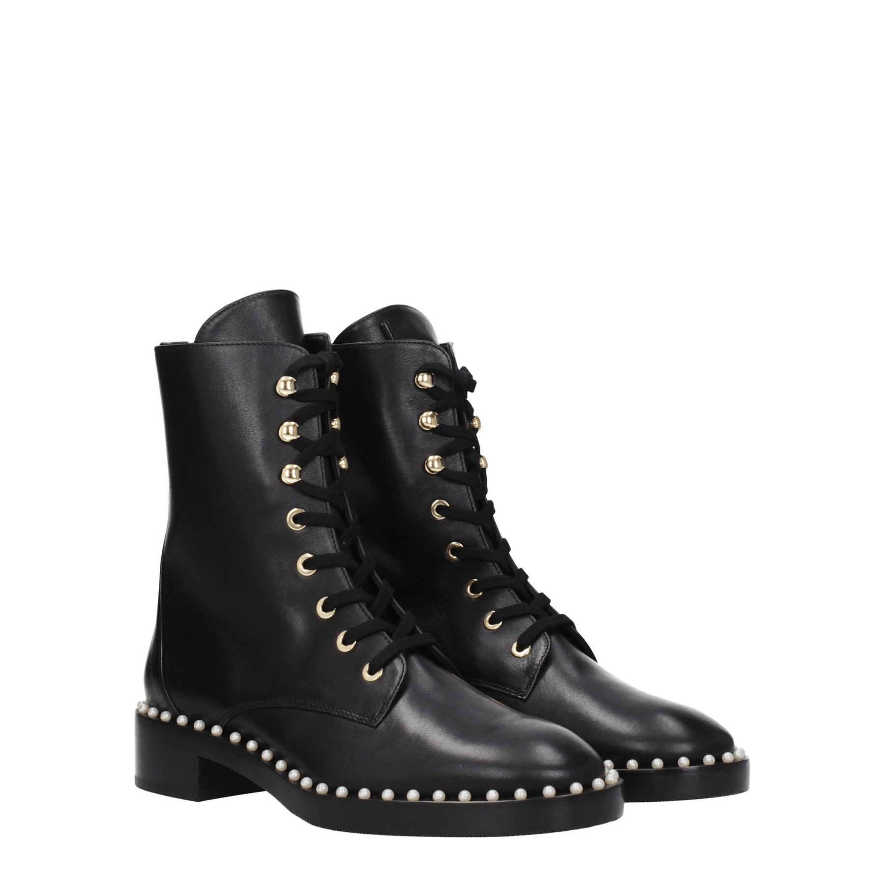 Stuart Weitzman Black Leather Ankle Boots | Regal Royce