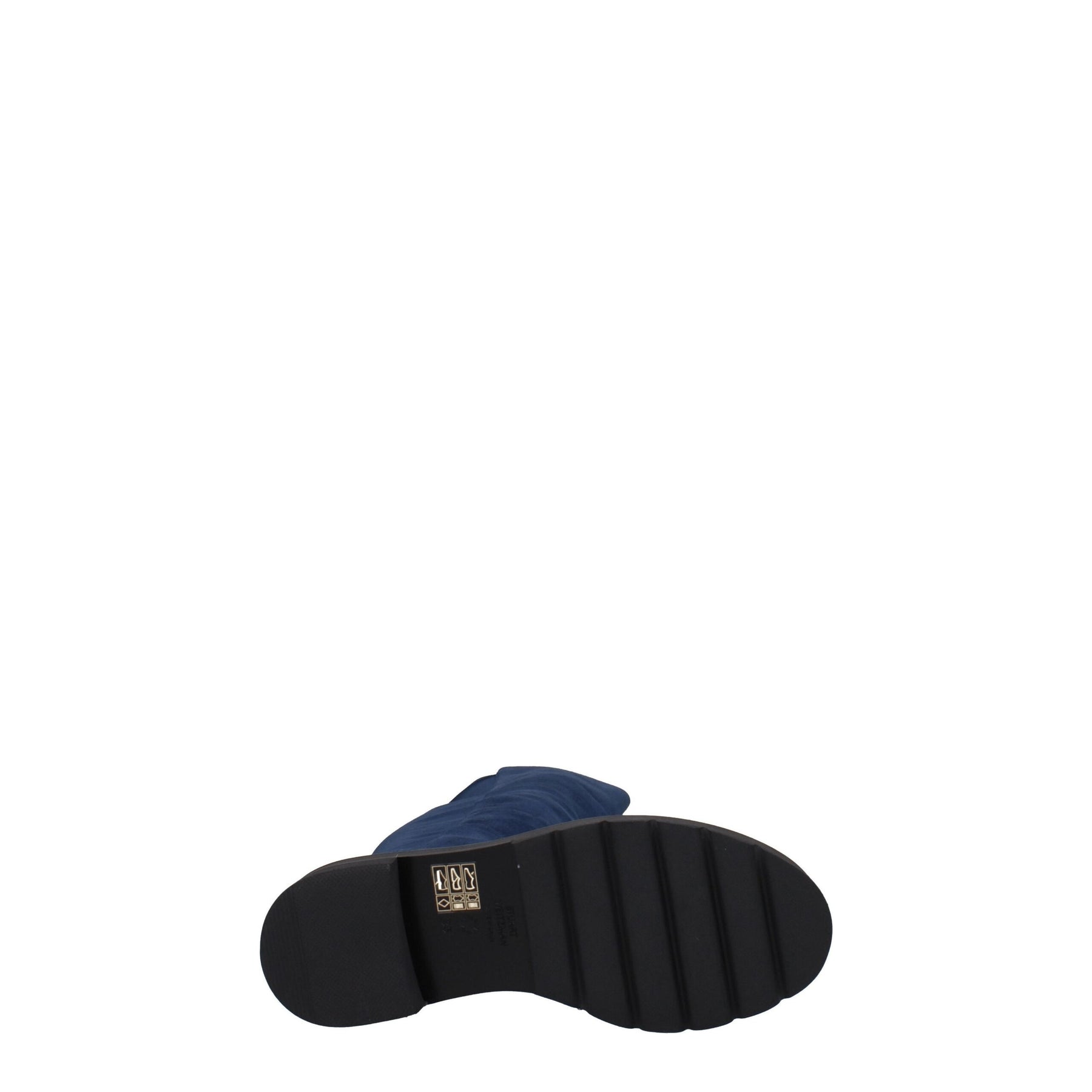 Stuart Weitzman Blue Leather Over The Knee | Regal Royce