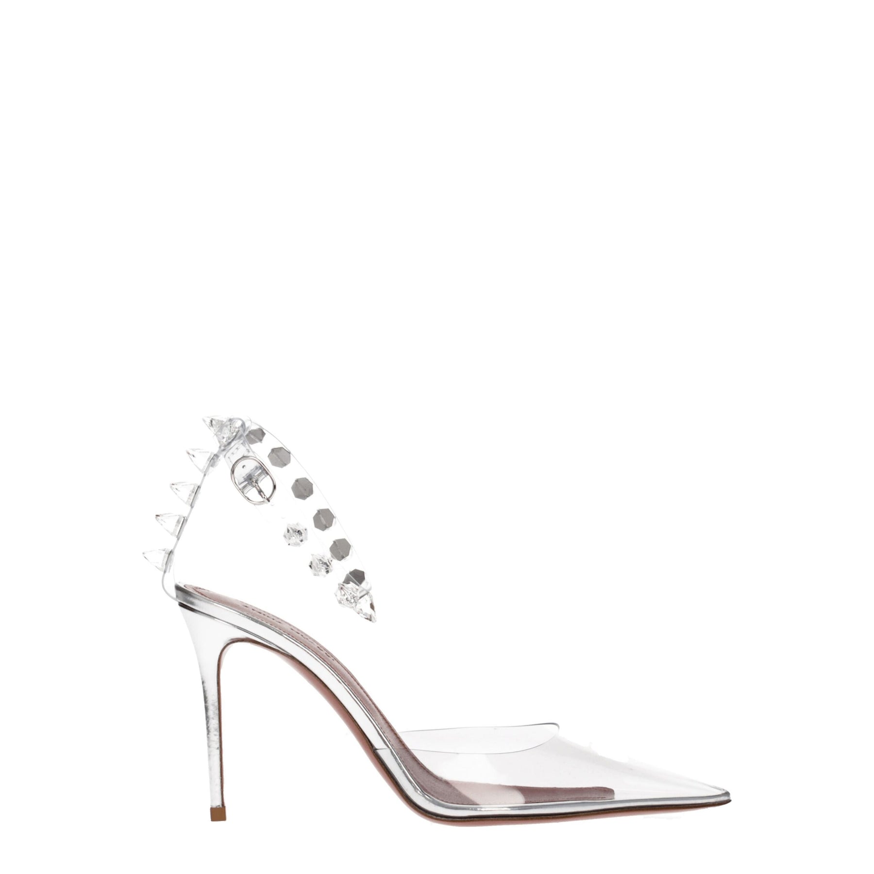 Amina Muaddi Transparent Pvc High Heel Pumps | Regal Royce