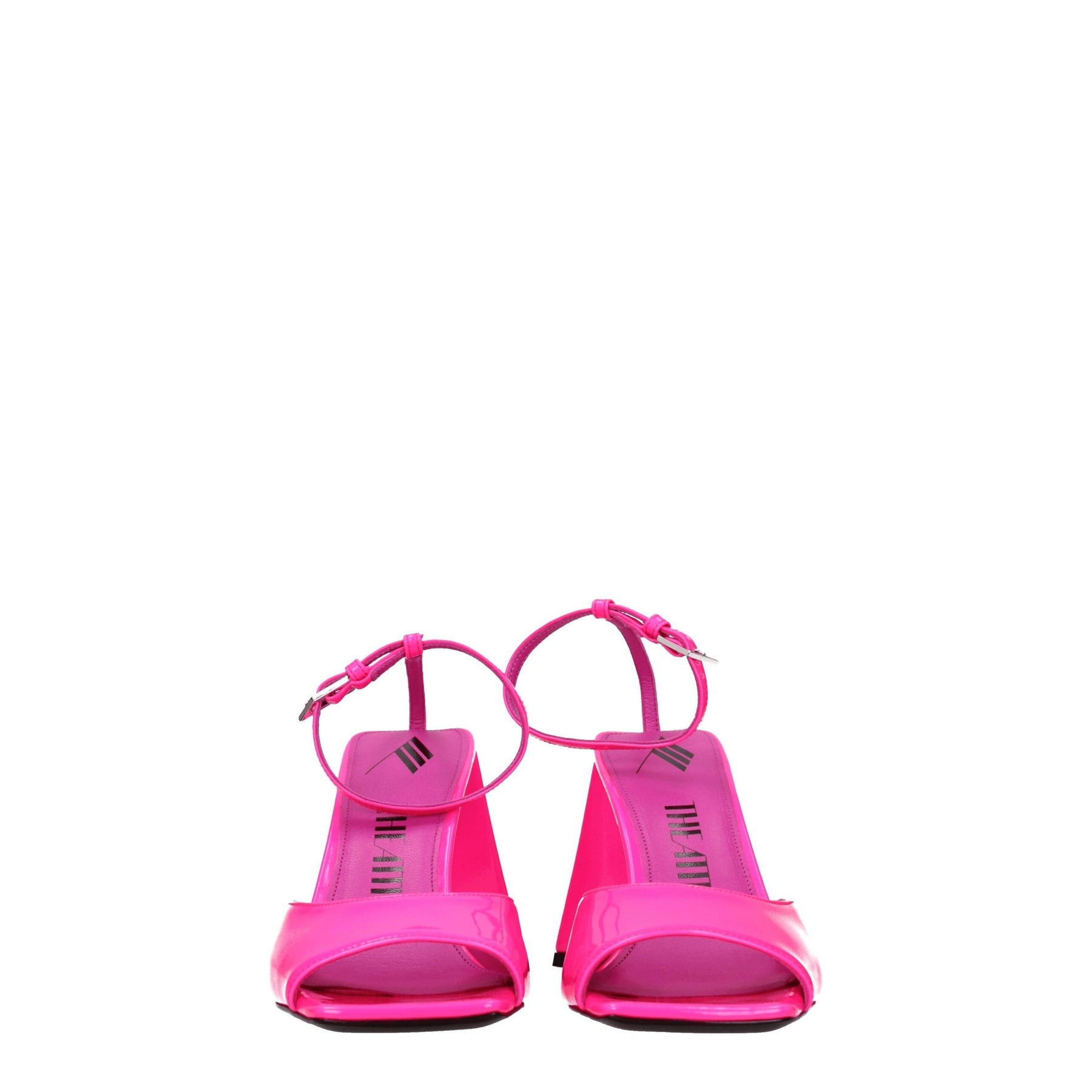 The Attico Pink Leather Stiletto Heel Sandals | Regal Royce