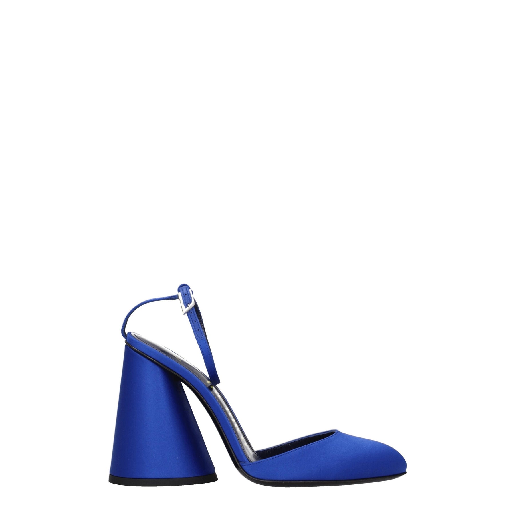 The Attico Blue Satin Platform Sandals | Regal Royce