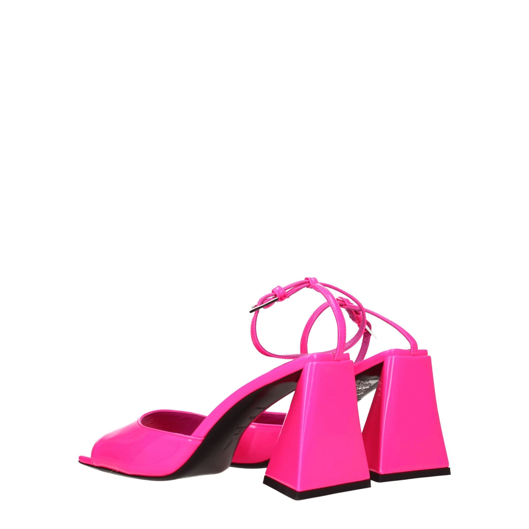 The Attico Pink Leather Stiletto Heel Sandals | Regal Royce