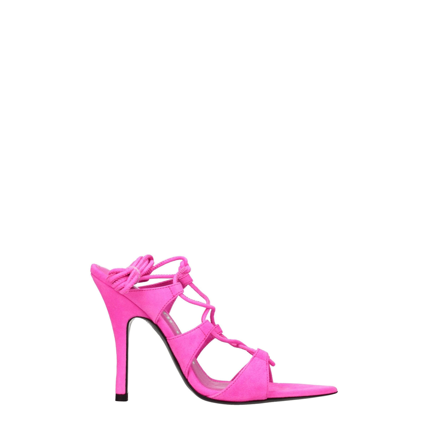 The Attico Pink Leather Stiletto Heel Sandals | Regal Royce