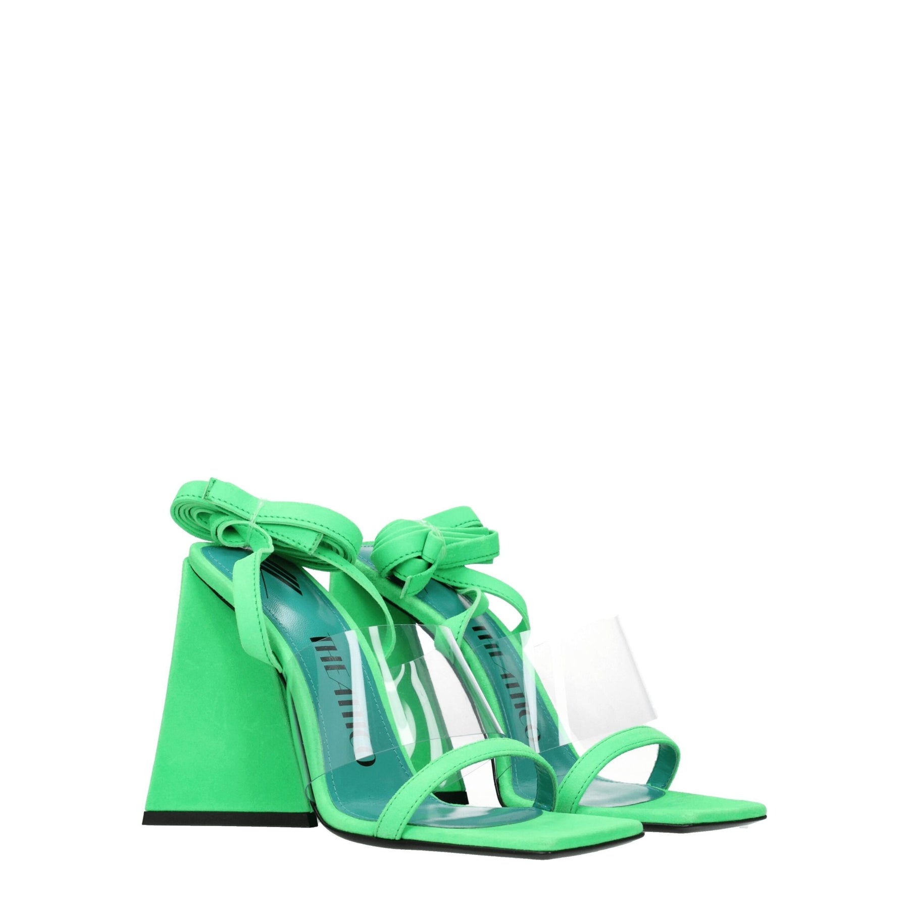 The Attico Transparent Leather Flat Sandals | Regal Royce