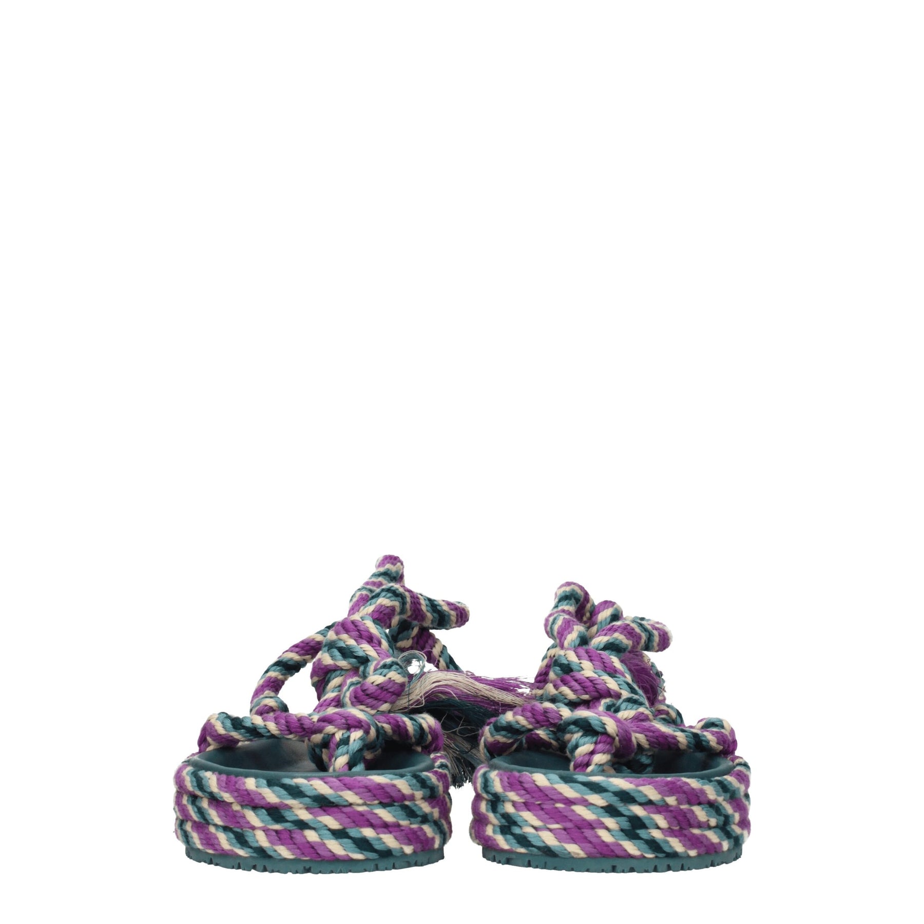 Isabel Marant Multicolor Fabric Flat Sandals | Regal Royce