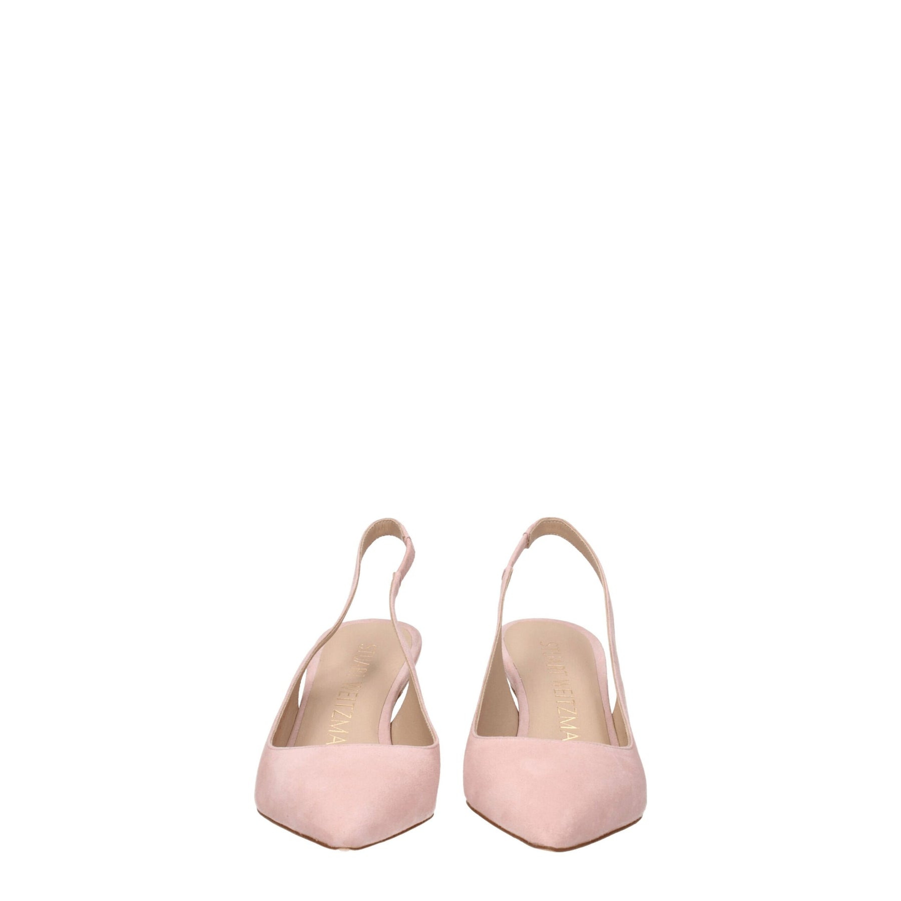 Stuart Weitzman Pink Leather Mid Heel Pumps | Regal Royce
