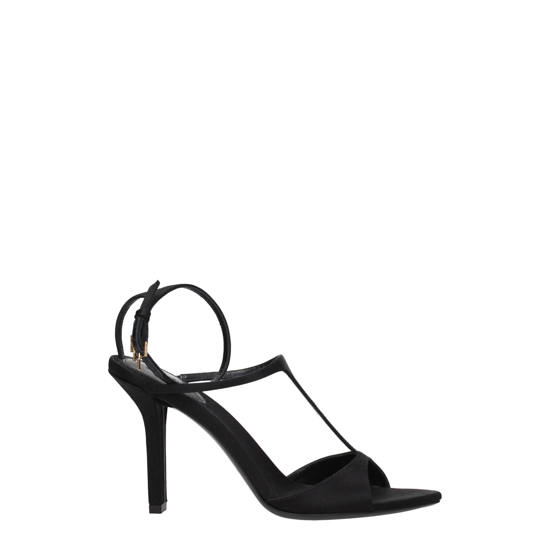 Givenchy Black Satin Stiletto Heel Sandals | Regal Royce