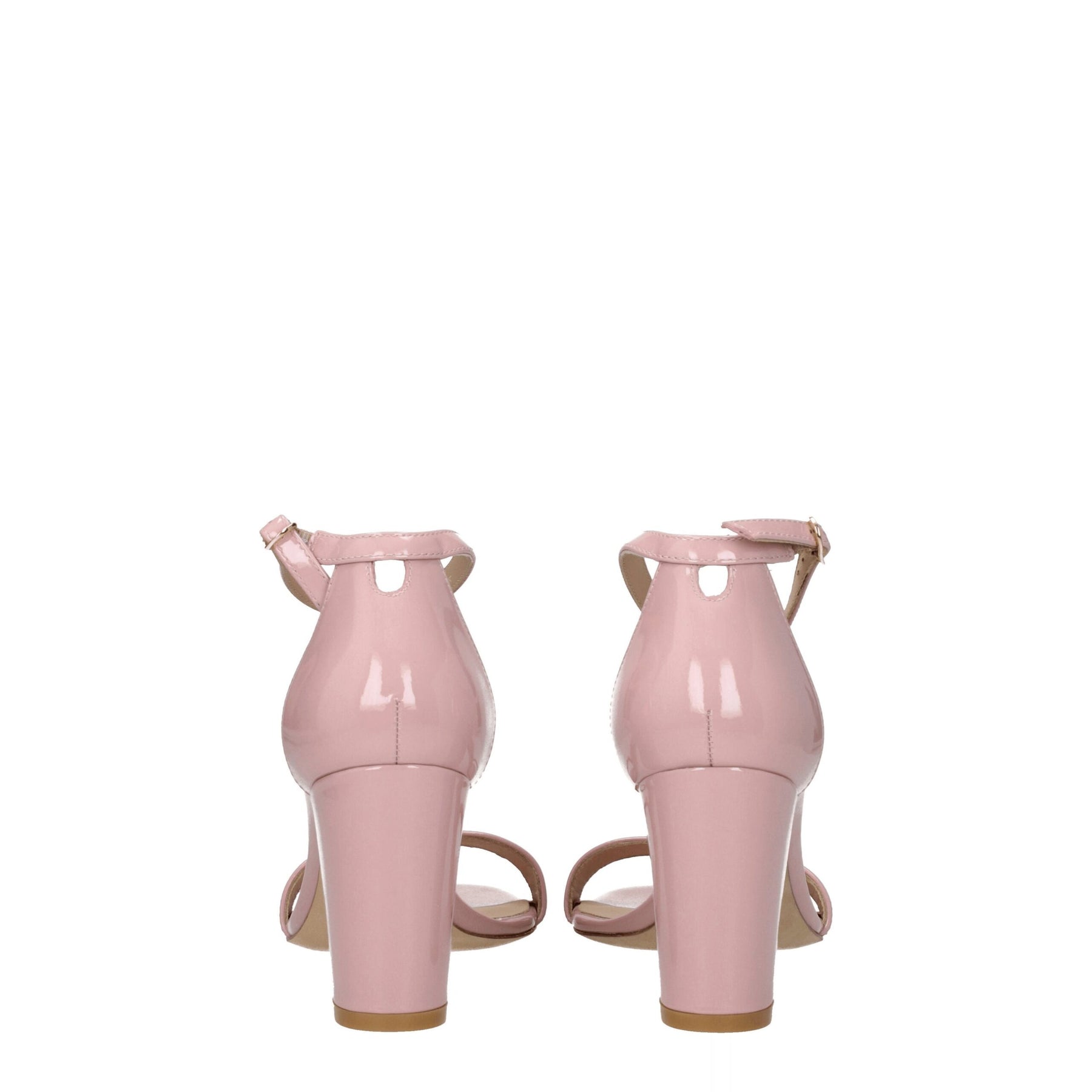Stuart Weitzman Pink Leather Stiletto Heel Sandals | Regal Royce