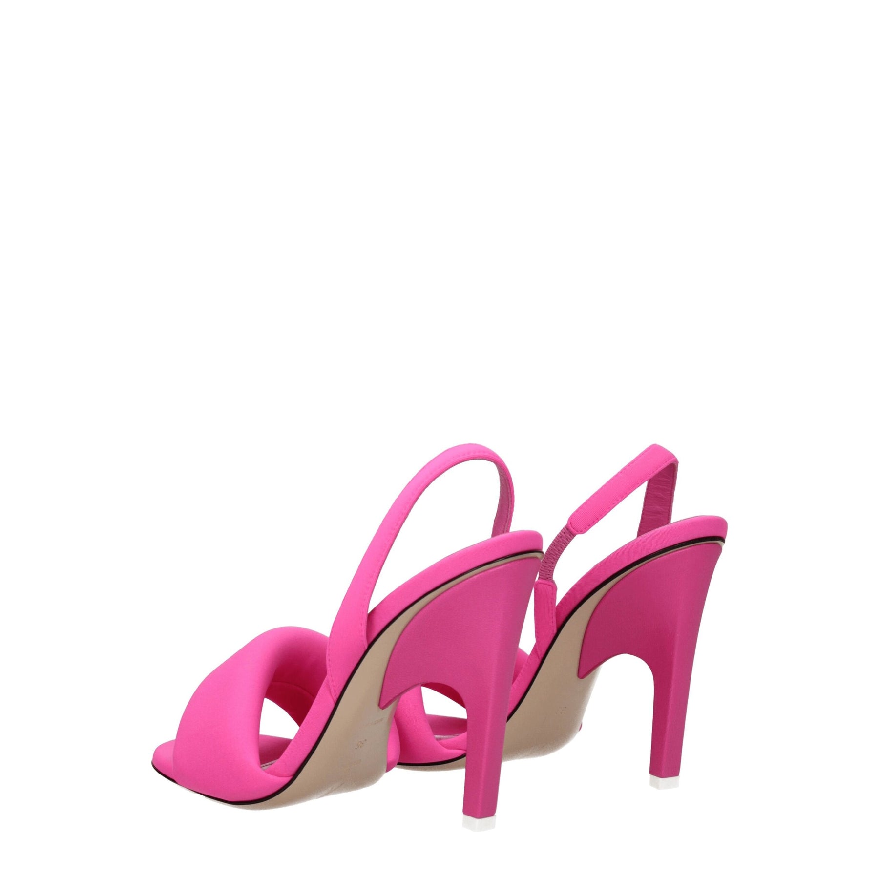 The Attico Pink Fabric Stiletto Heel Sandals | Regal Royce
