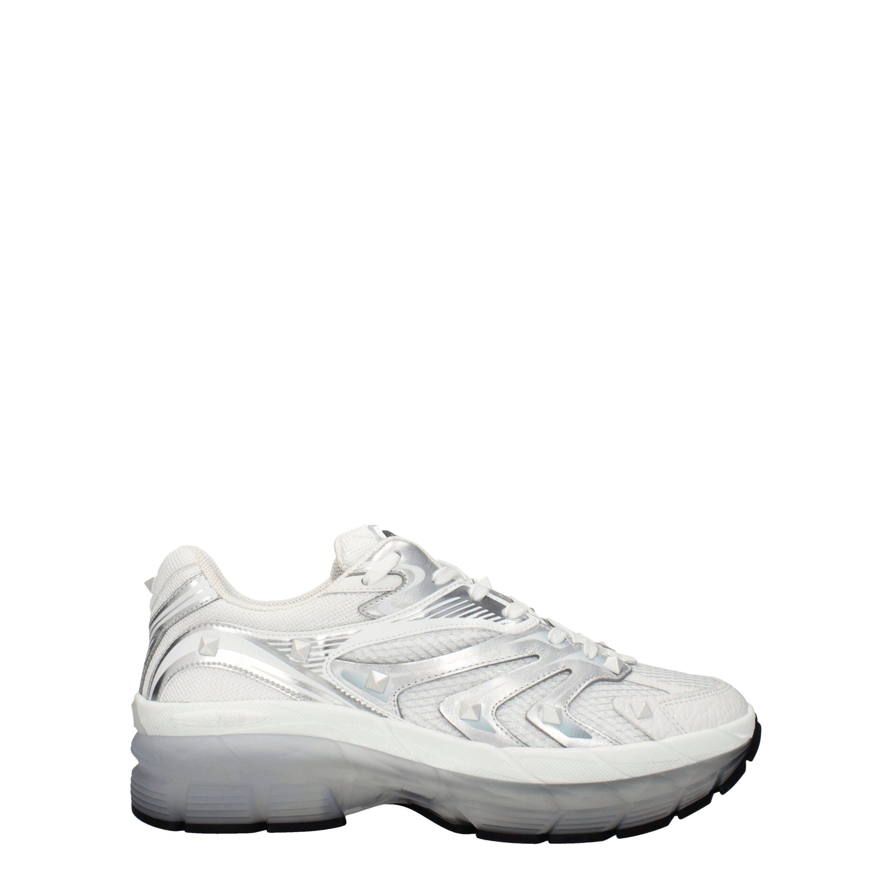 Valentino Garavani White Fabric Athletic Sneakers | Regal Royce