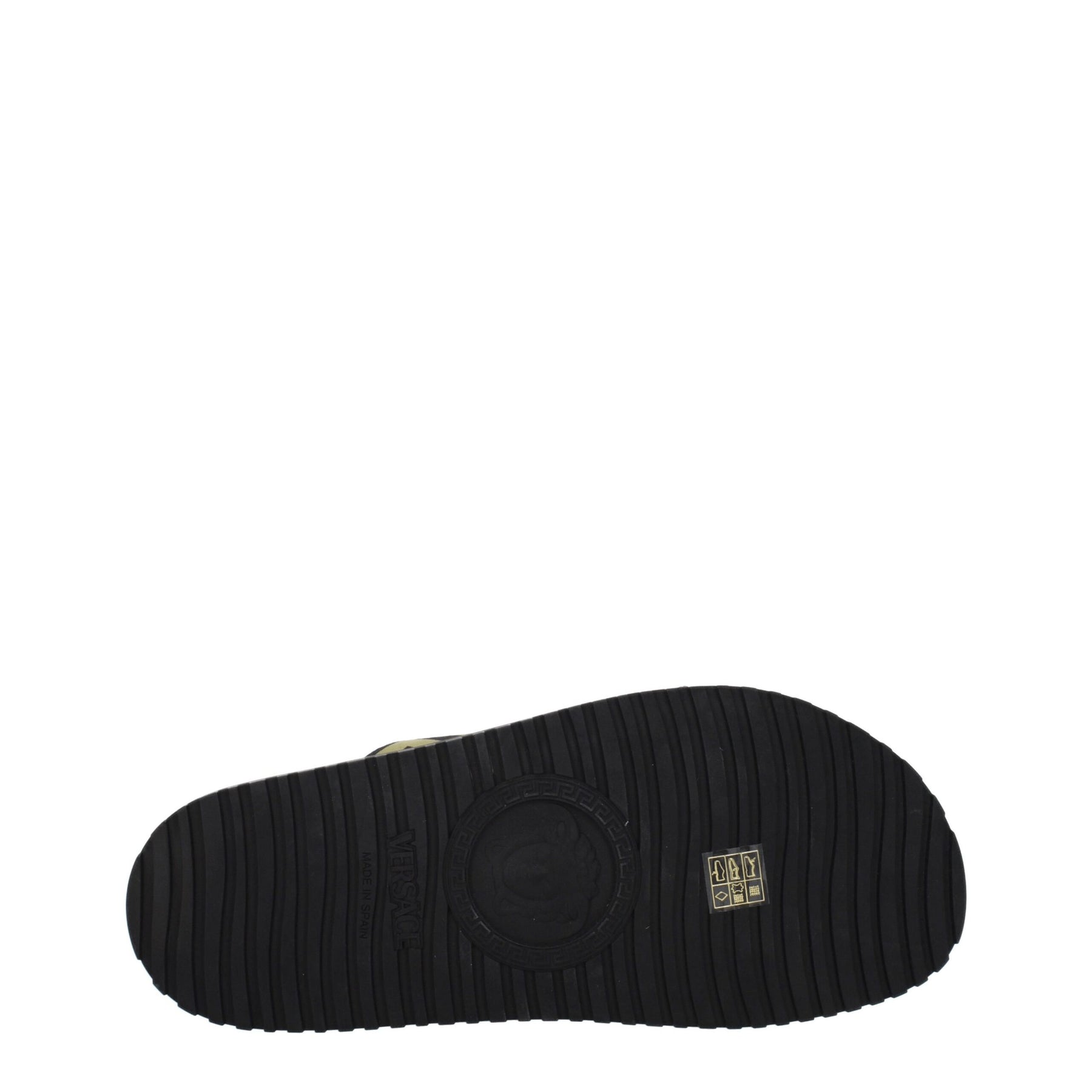 Versace Black Fabric Slippers | Regal Royce