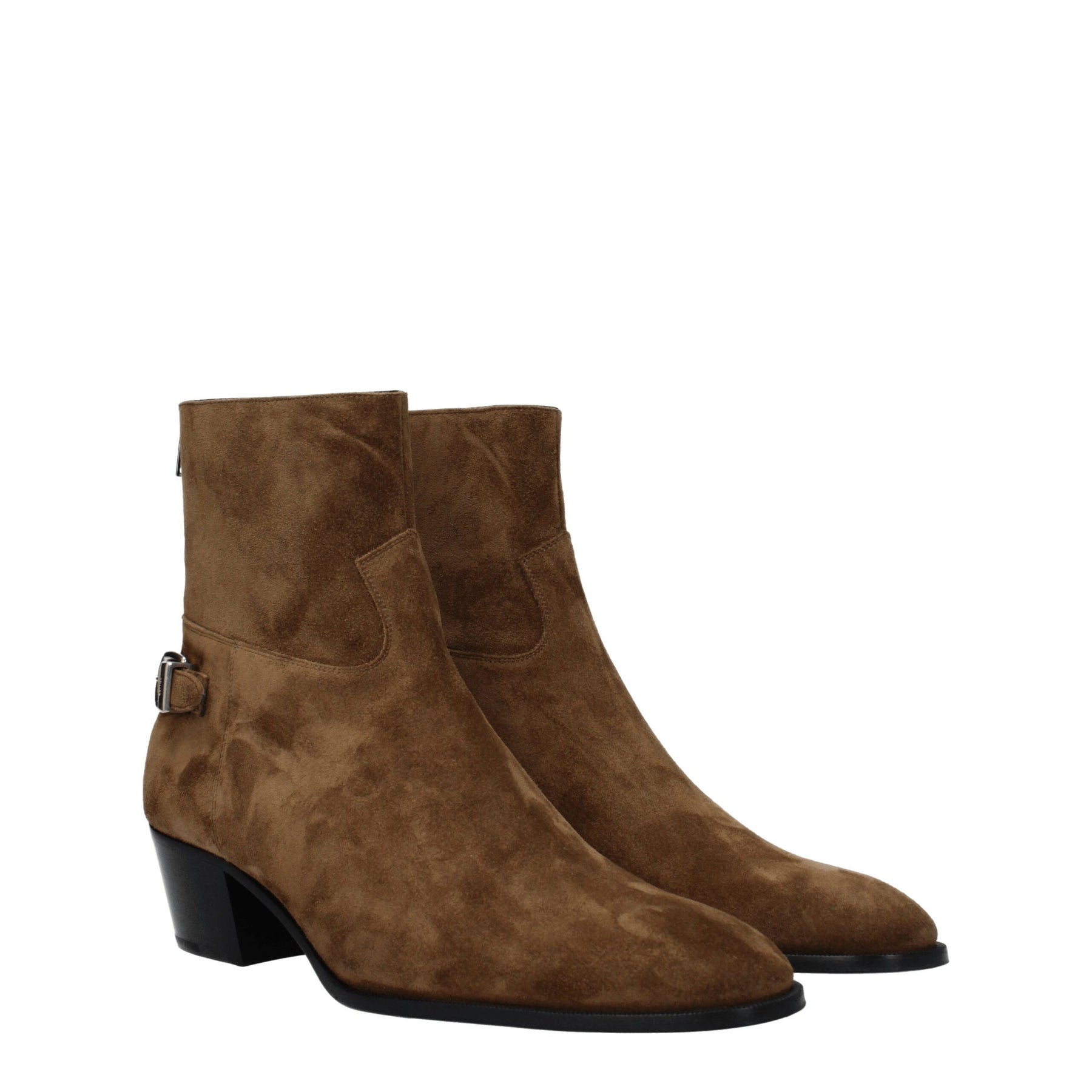 Celine Brown Leather Ankle Boots | Regal Royce